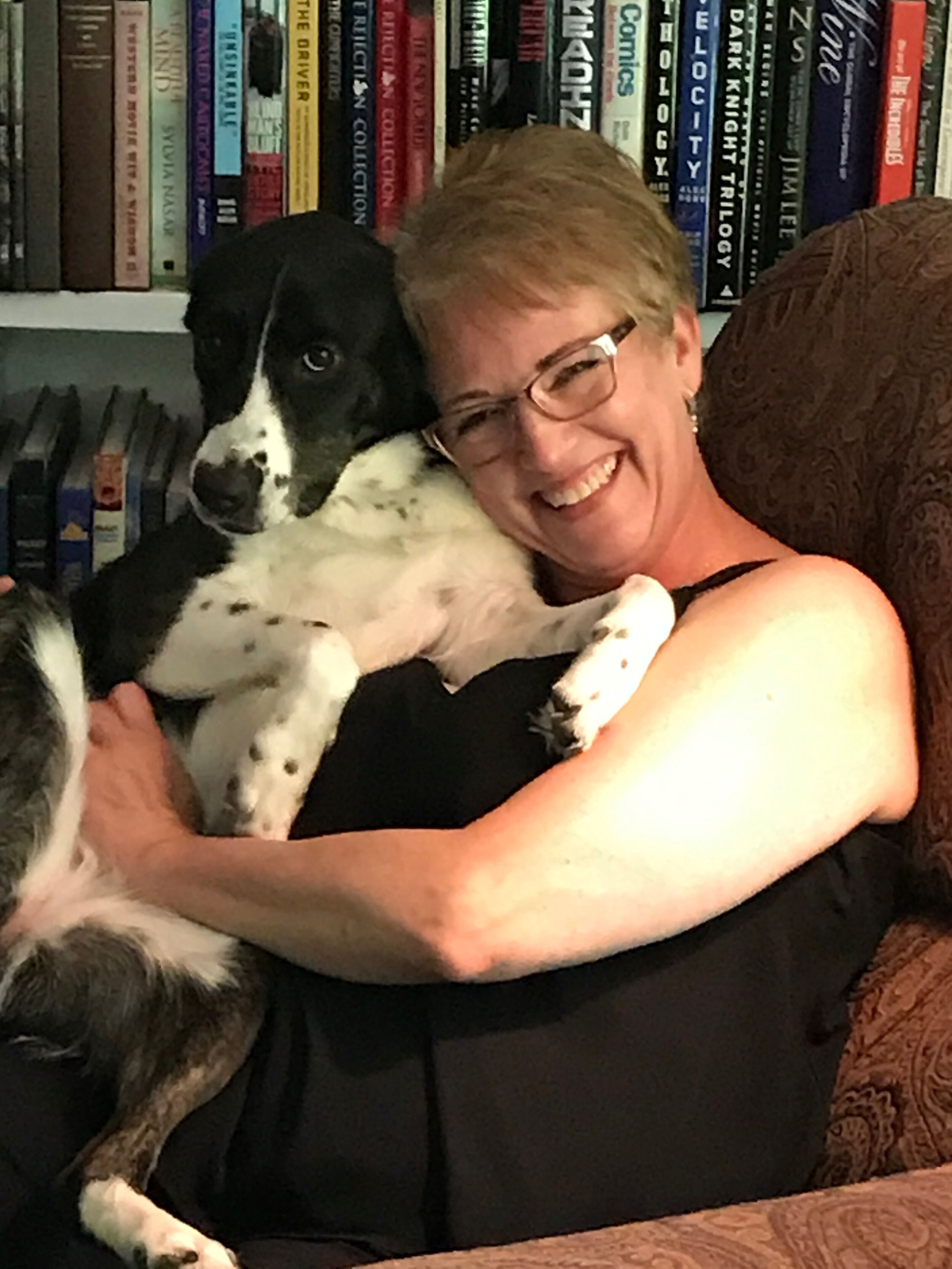 Lisa with her dog, Asti