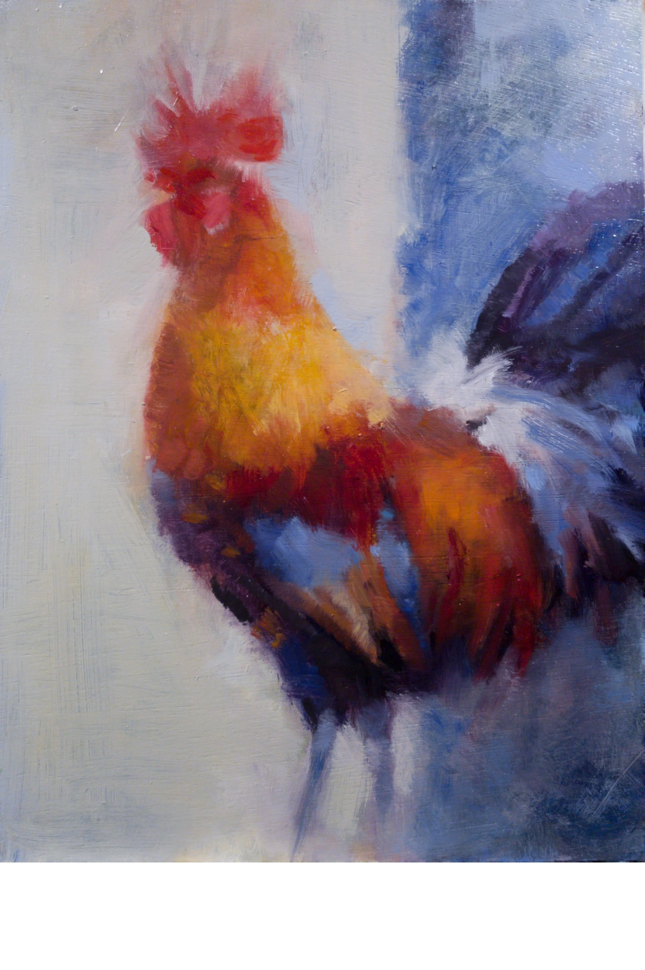 Poultry Porn 1 Oil on Panel, 40 x 30cm 
