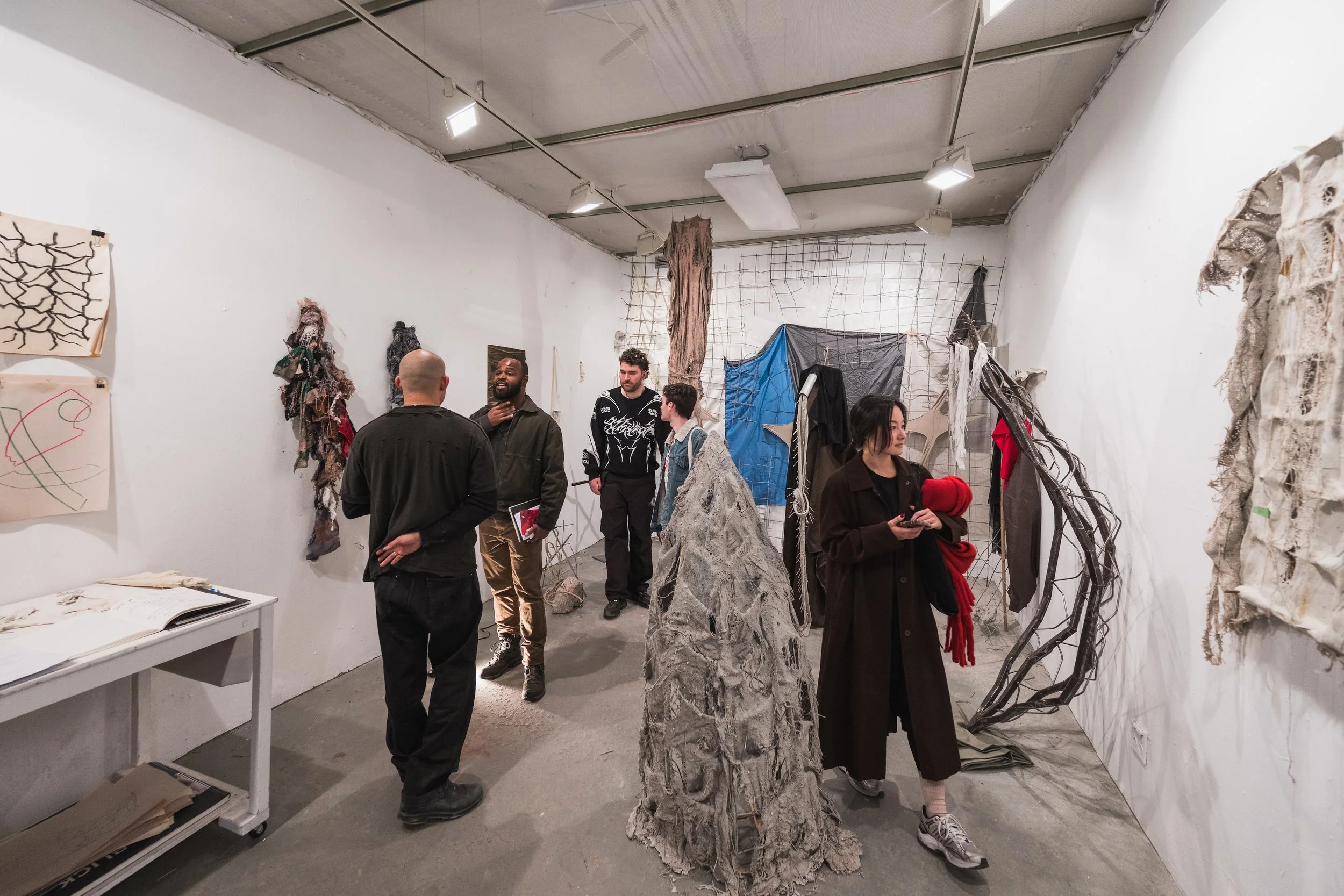  Maximiliano&nbsp;Rosiles, studio space, 2025 (photo by Joel Jares) 