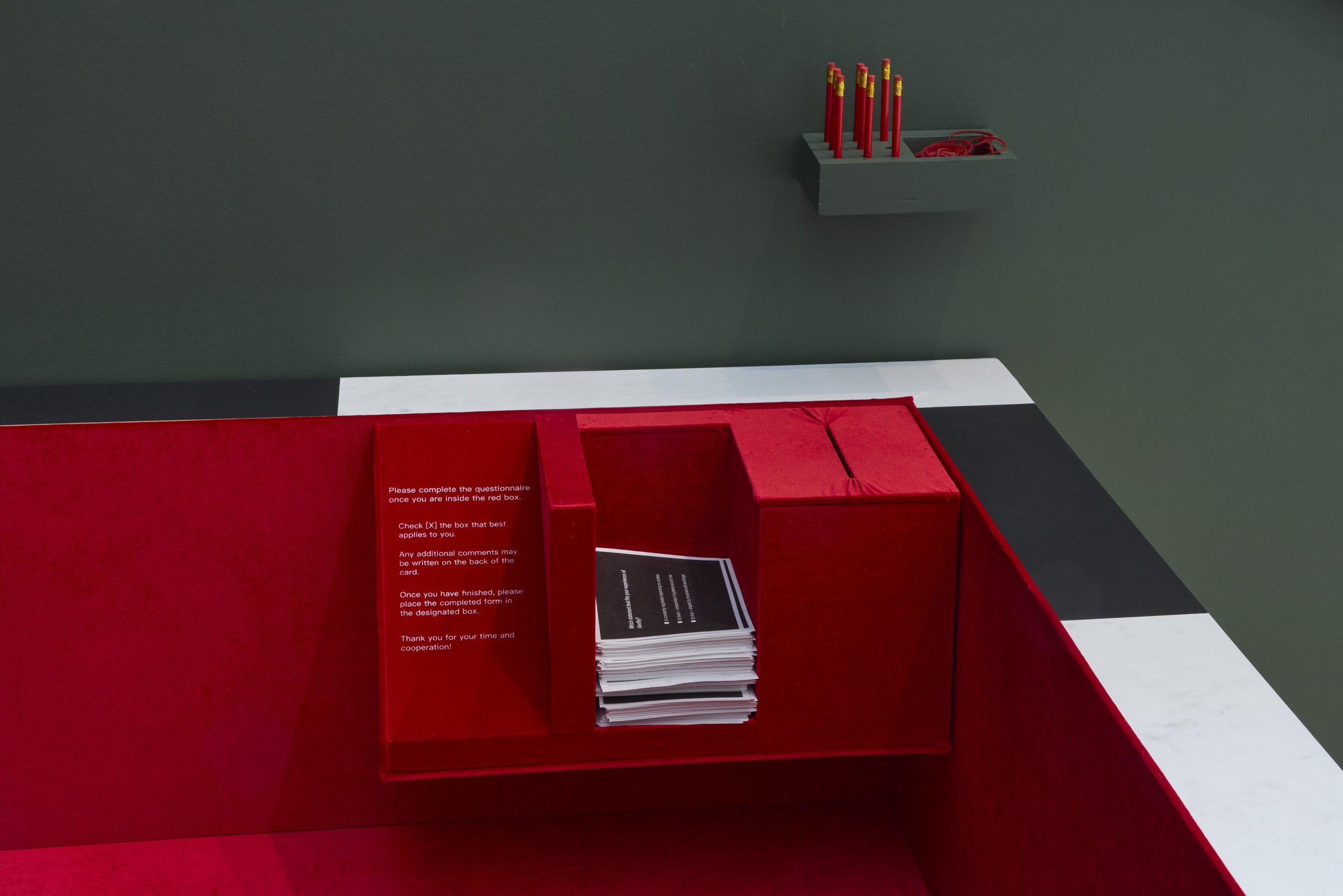 artwork on display in a gallery