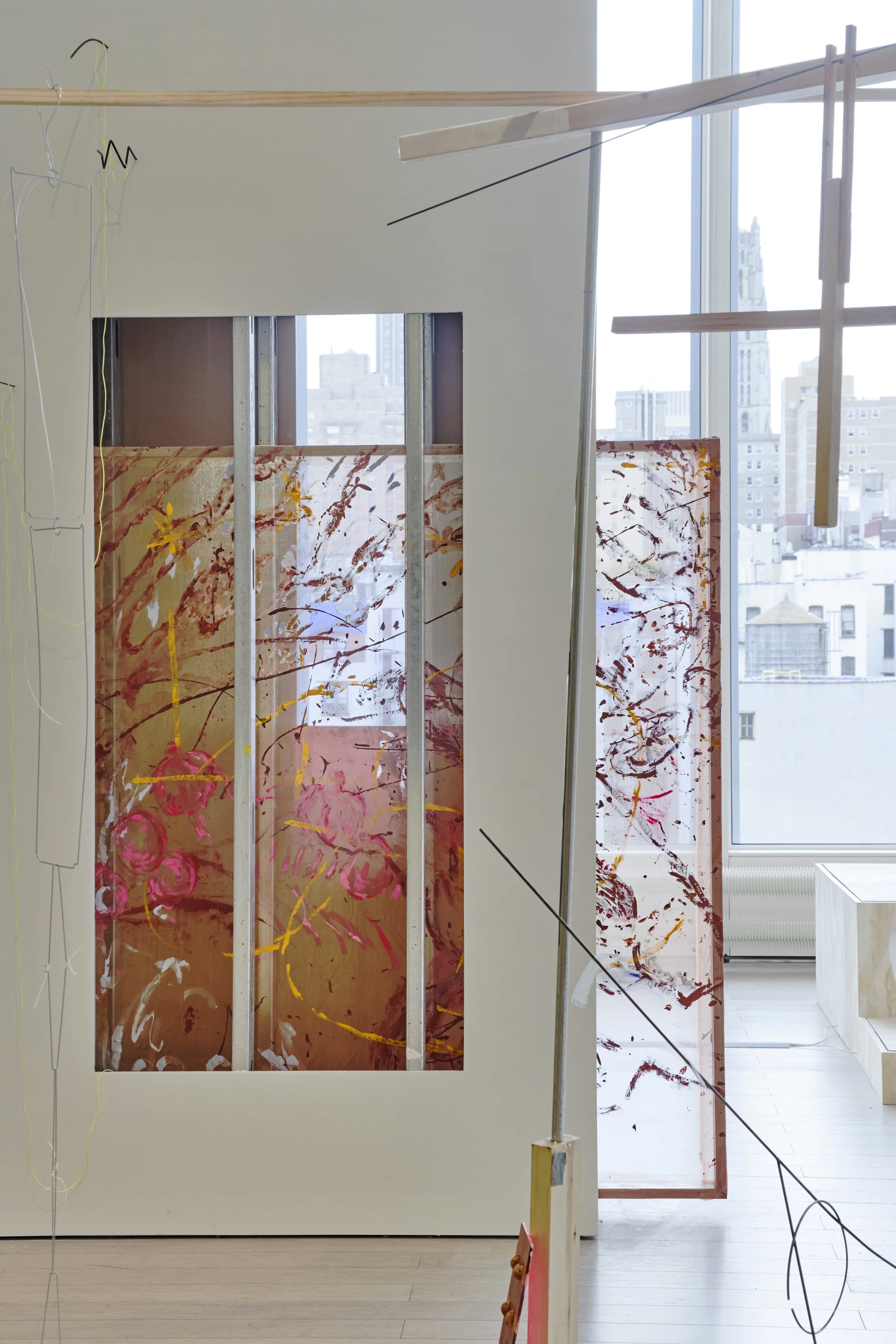 artwork on display in a gallery