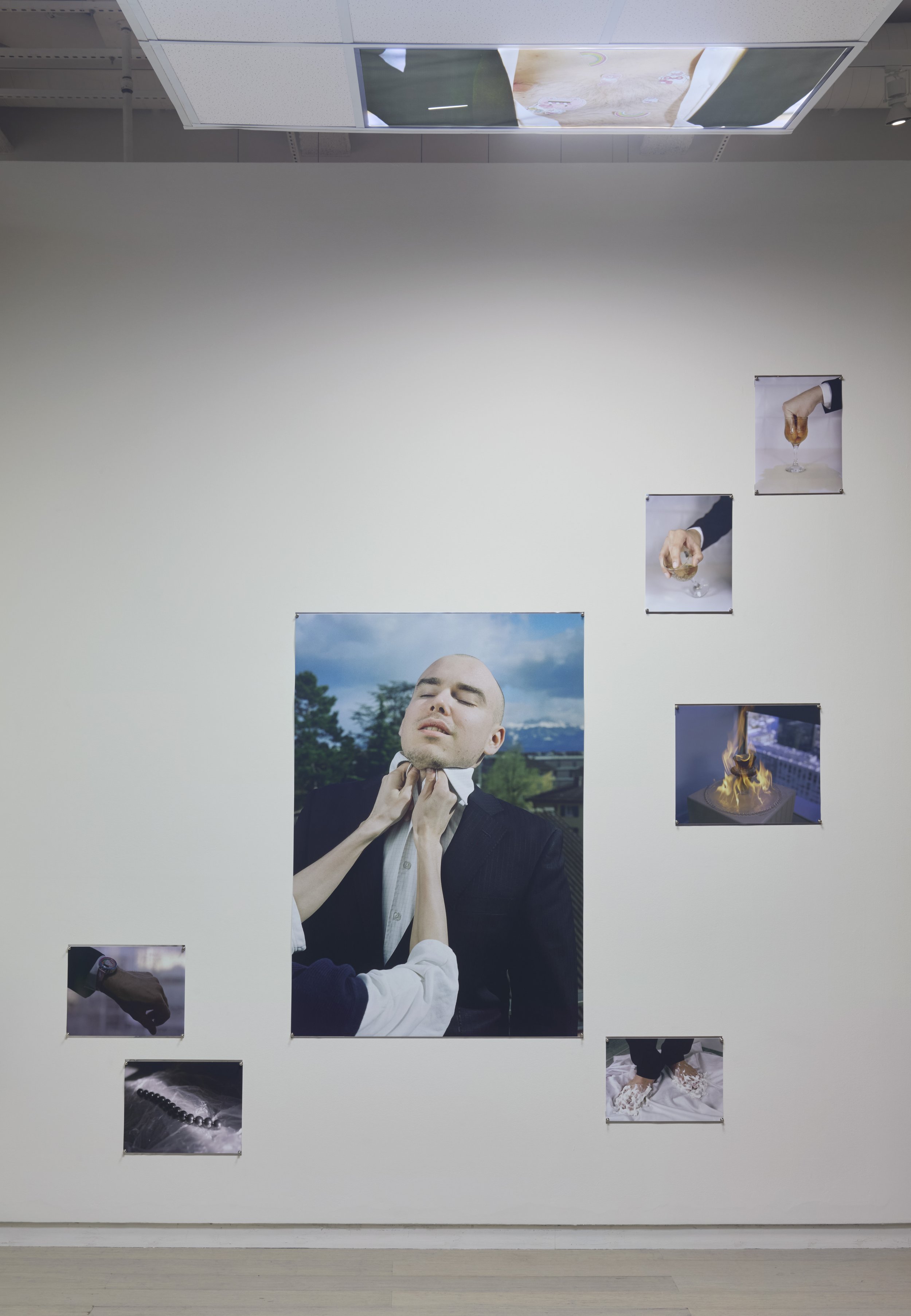 artwork on display in a gallery