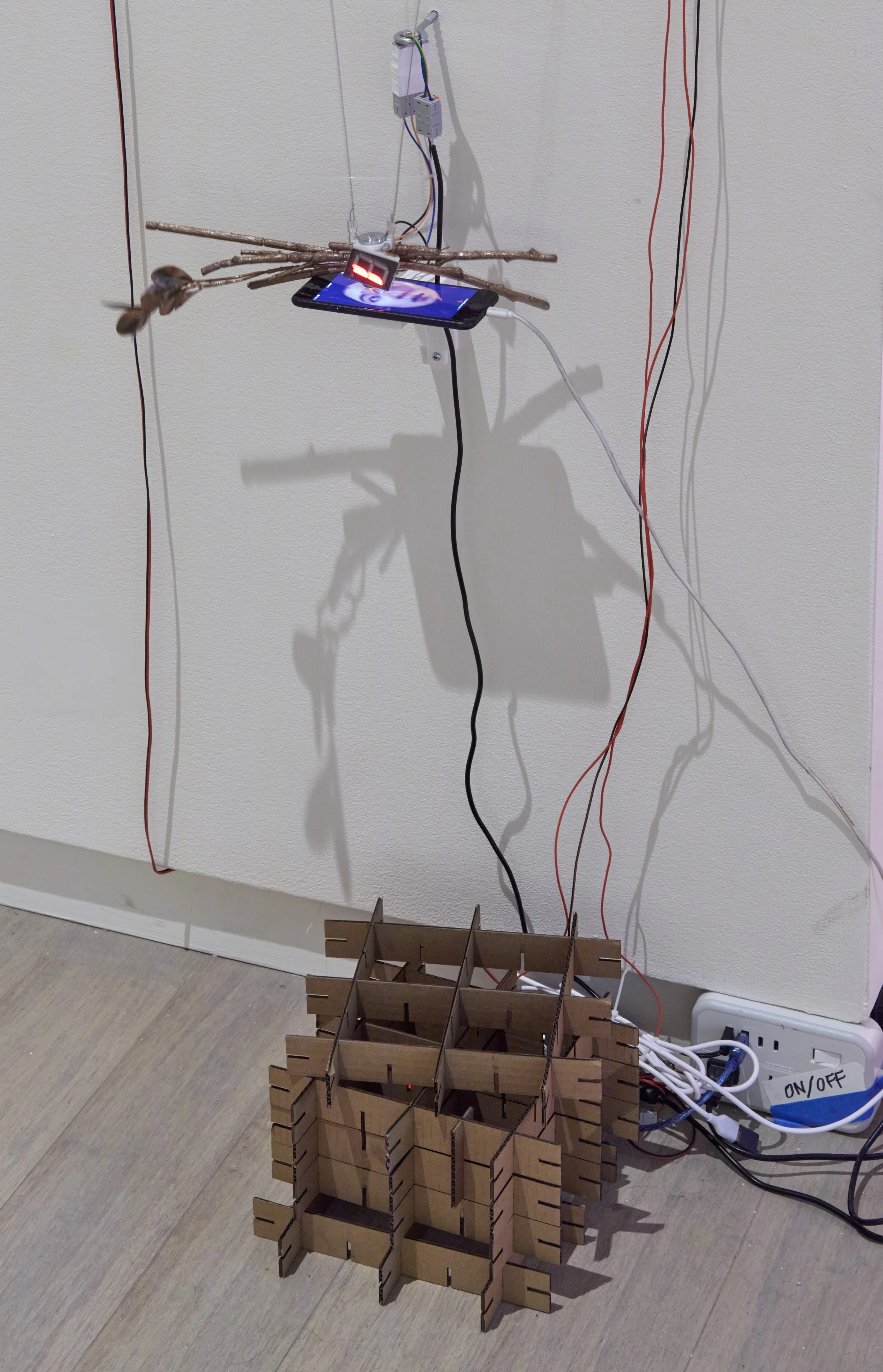 artwork on display in a gallery