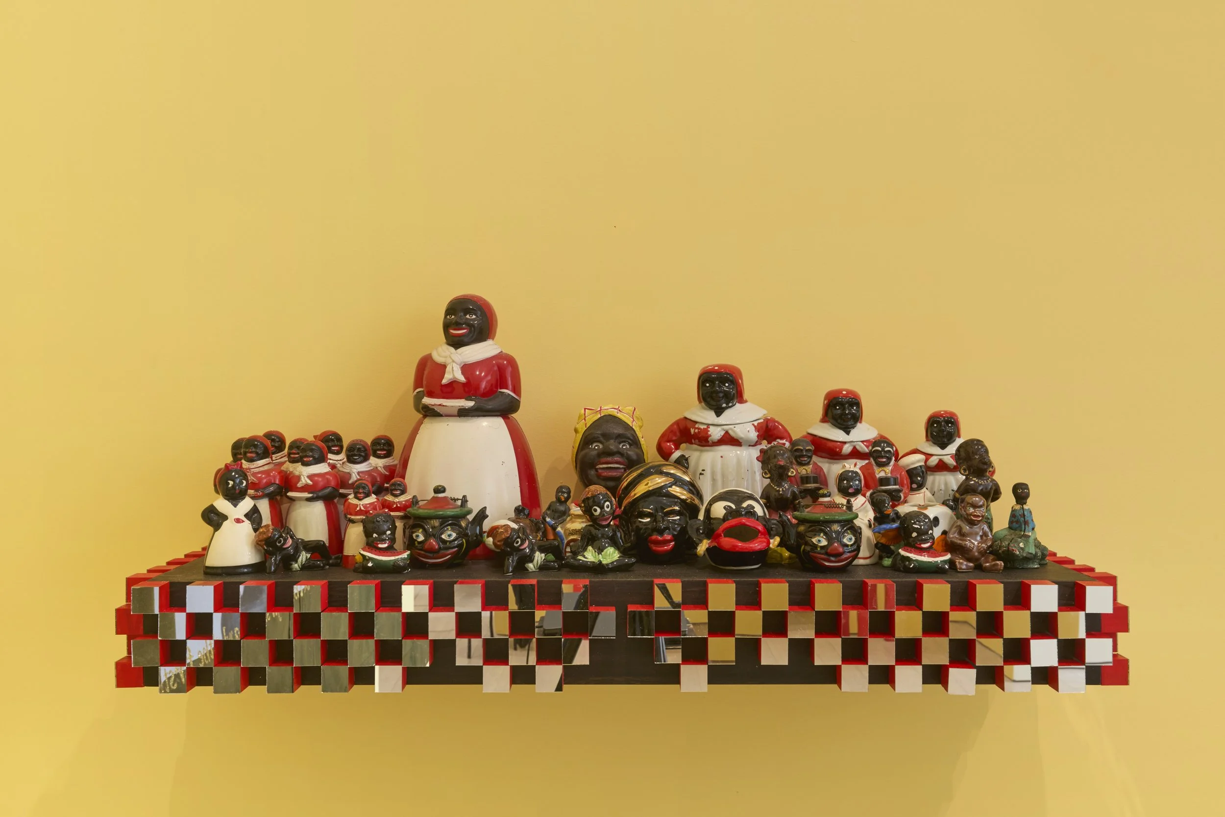artwork on display in a gallery