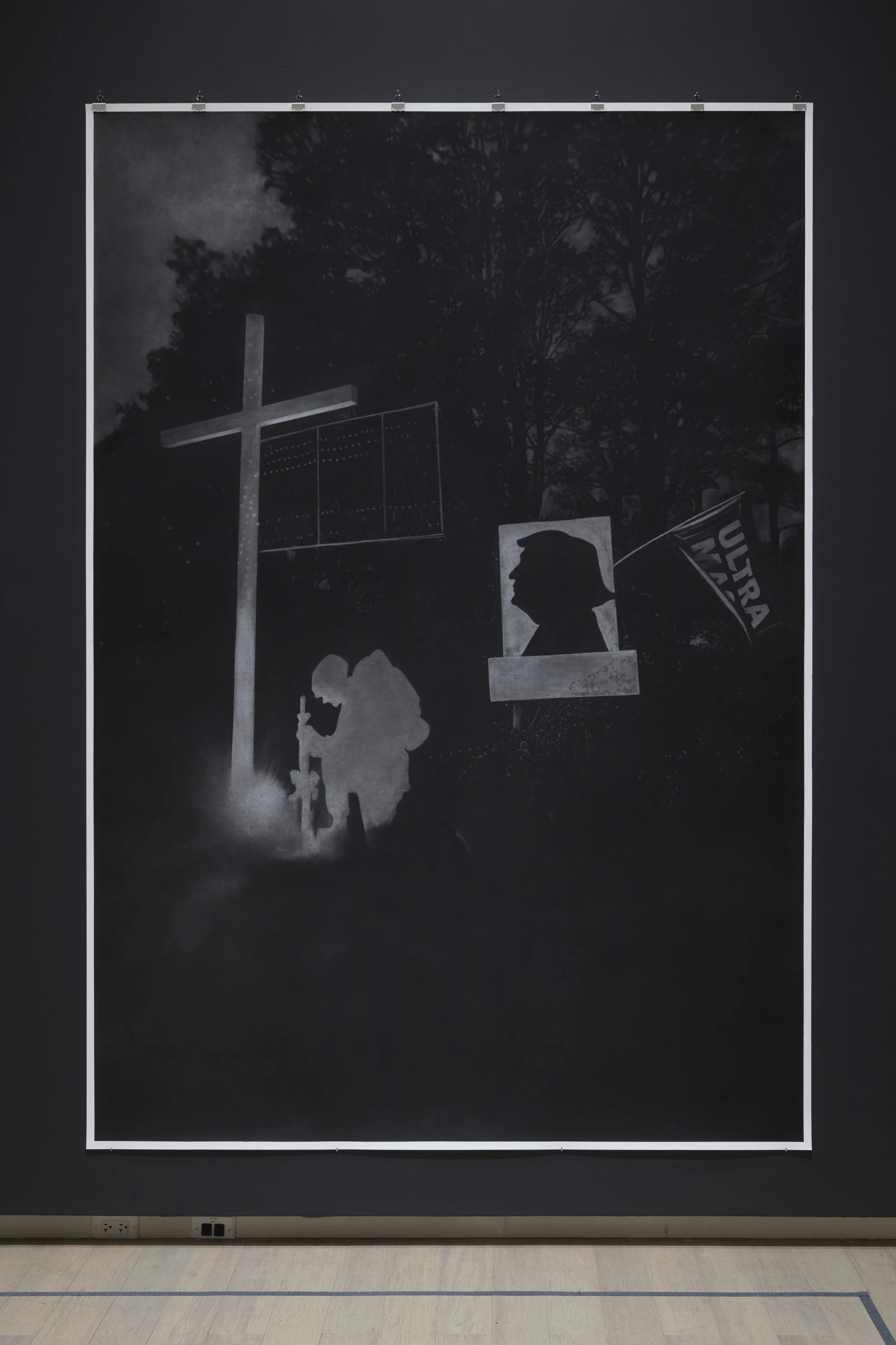 artwork on display in a gallery