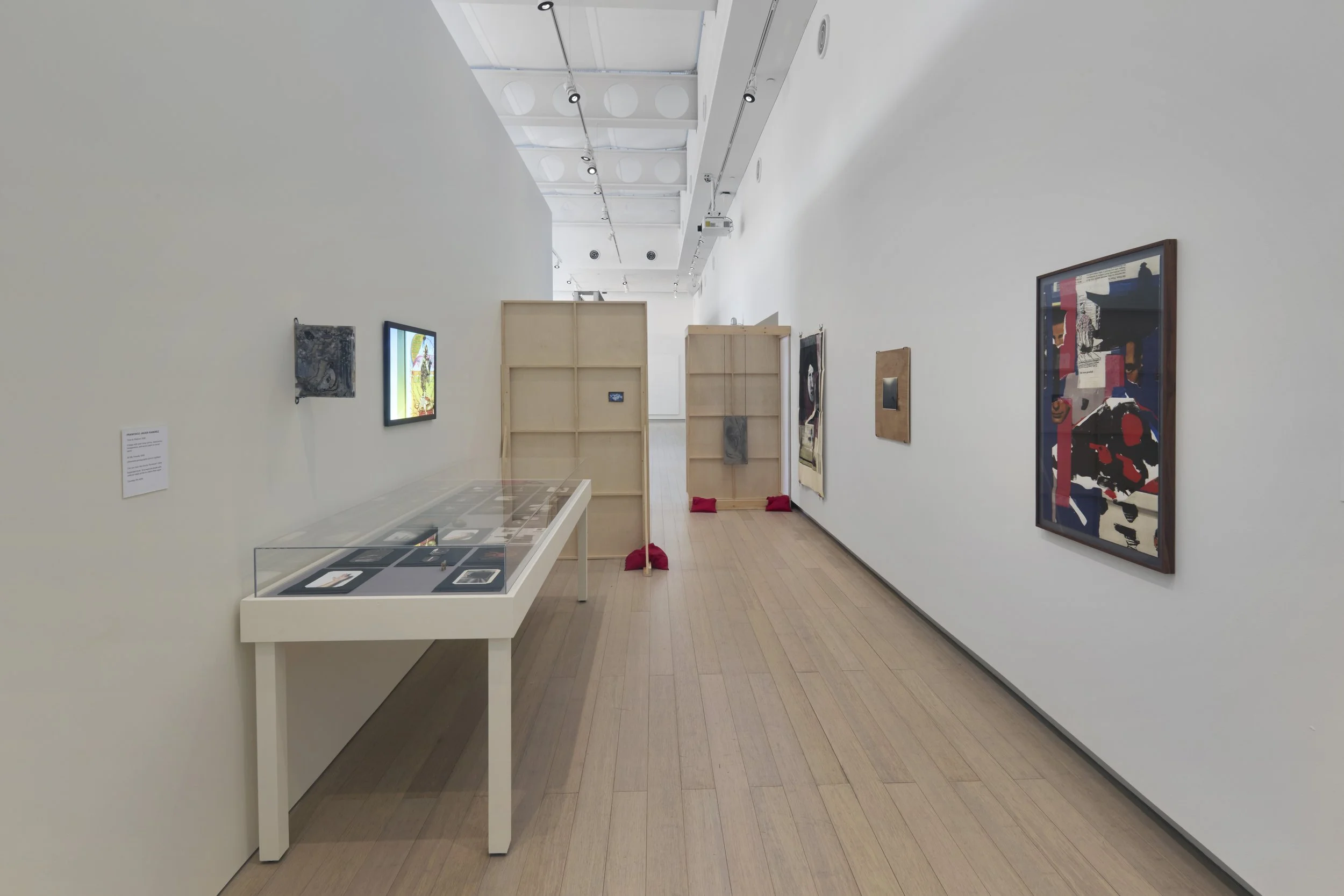 artwork on display in a gallery