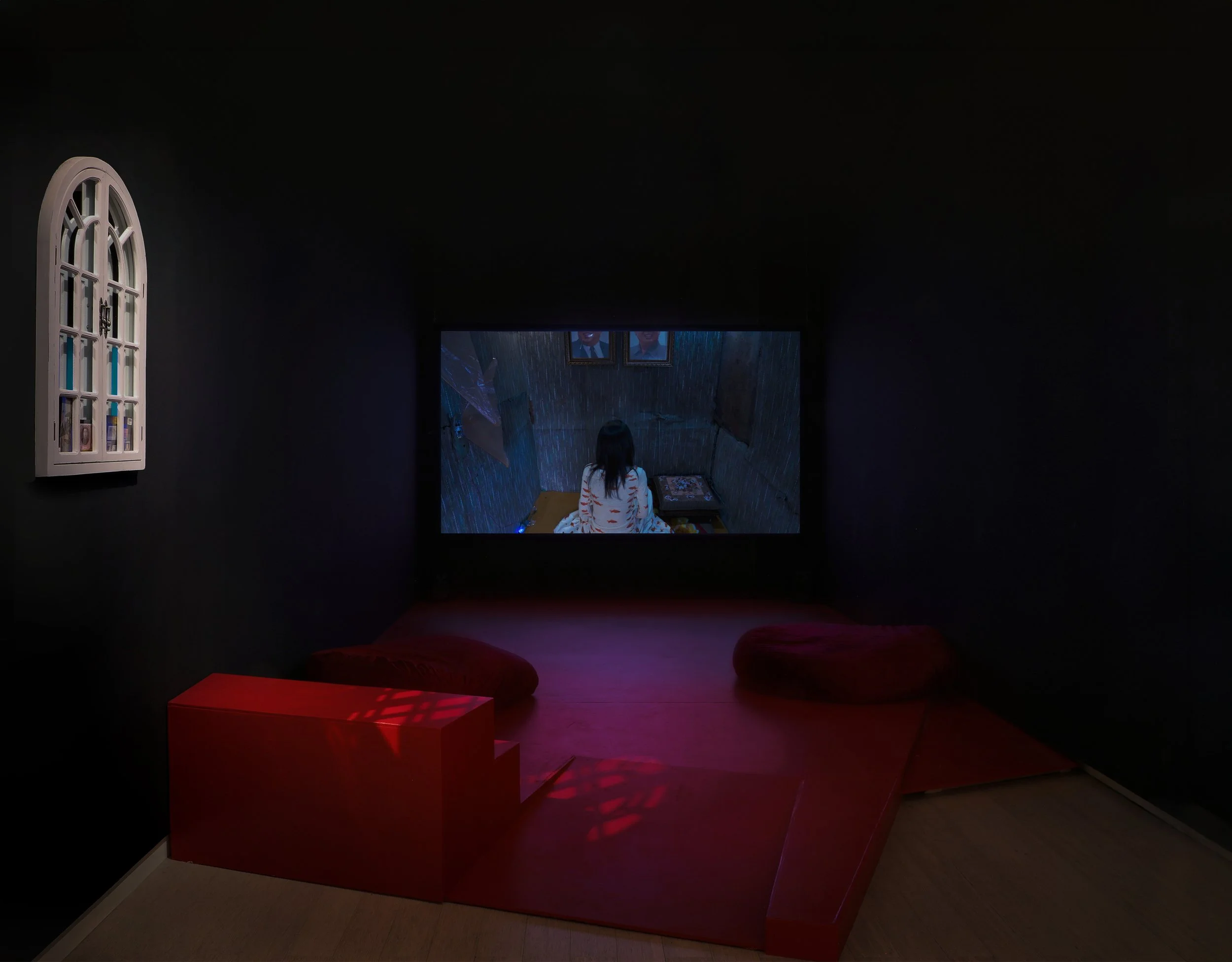 artwork on display in gallery