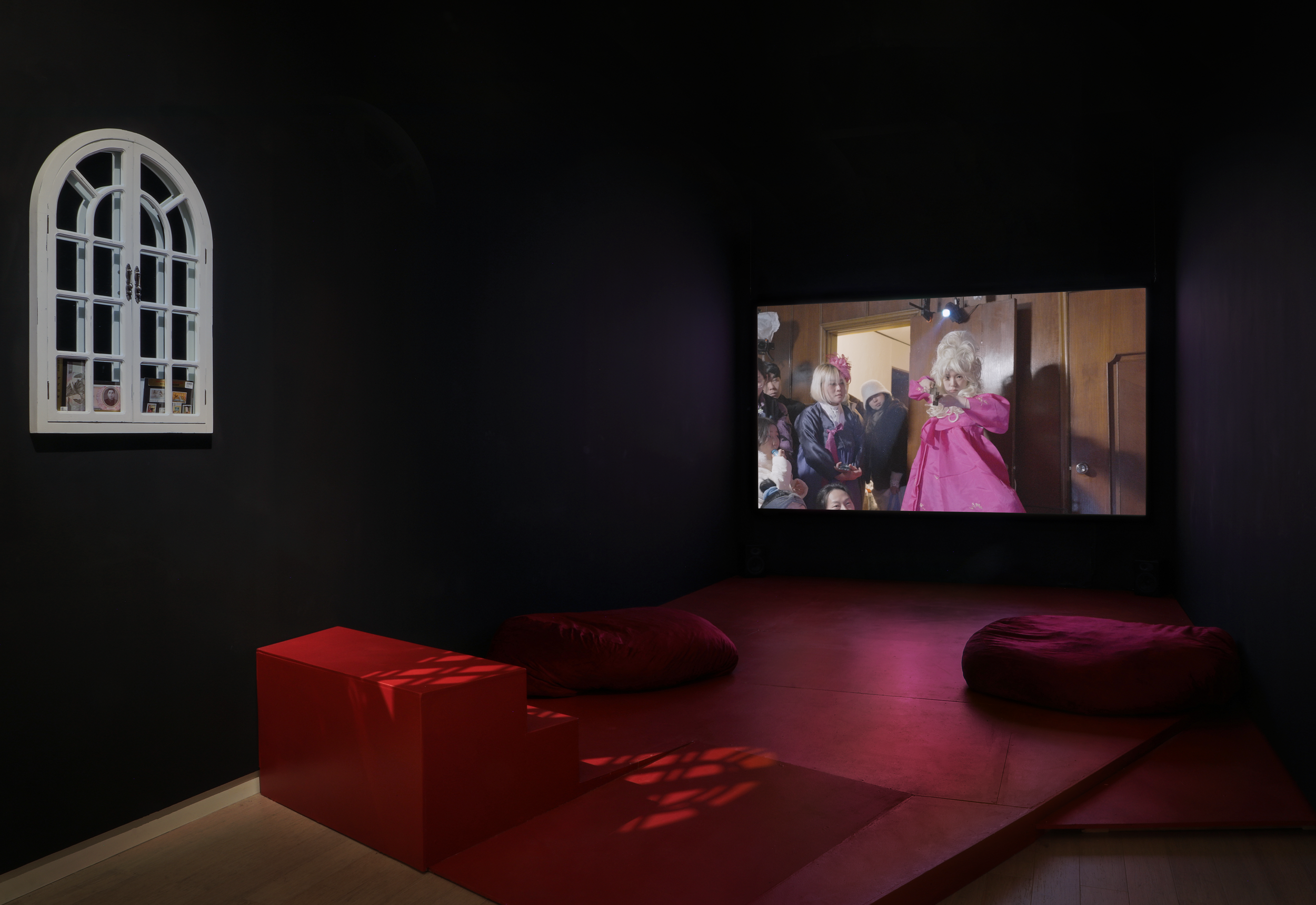 artwork on display in gallery