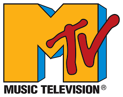 MTV logo with yellow letter 'M', red 'TV' overlay, and black text 'Music Television' underneath.