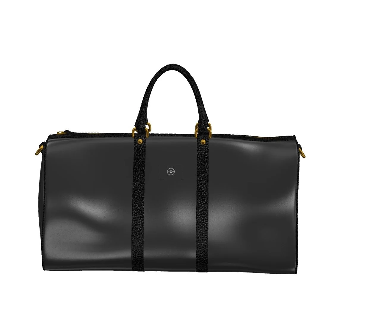 BLACK BOX CALF X BLACK FULLGRAIN 