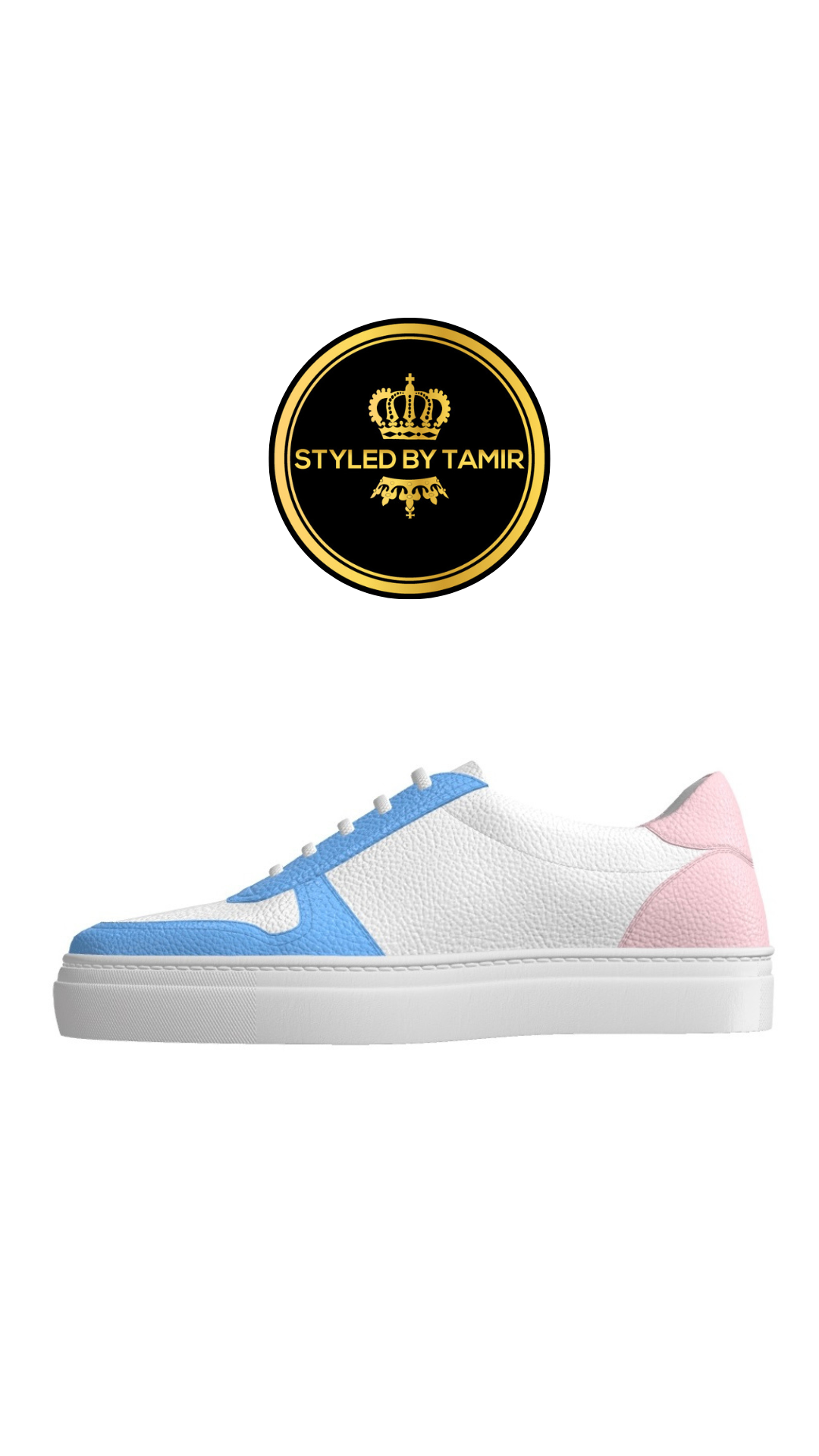 WHITE X TURQUOISE X PINK FULLGRAIN 