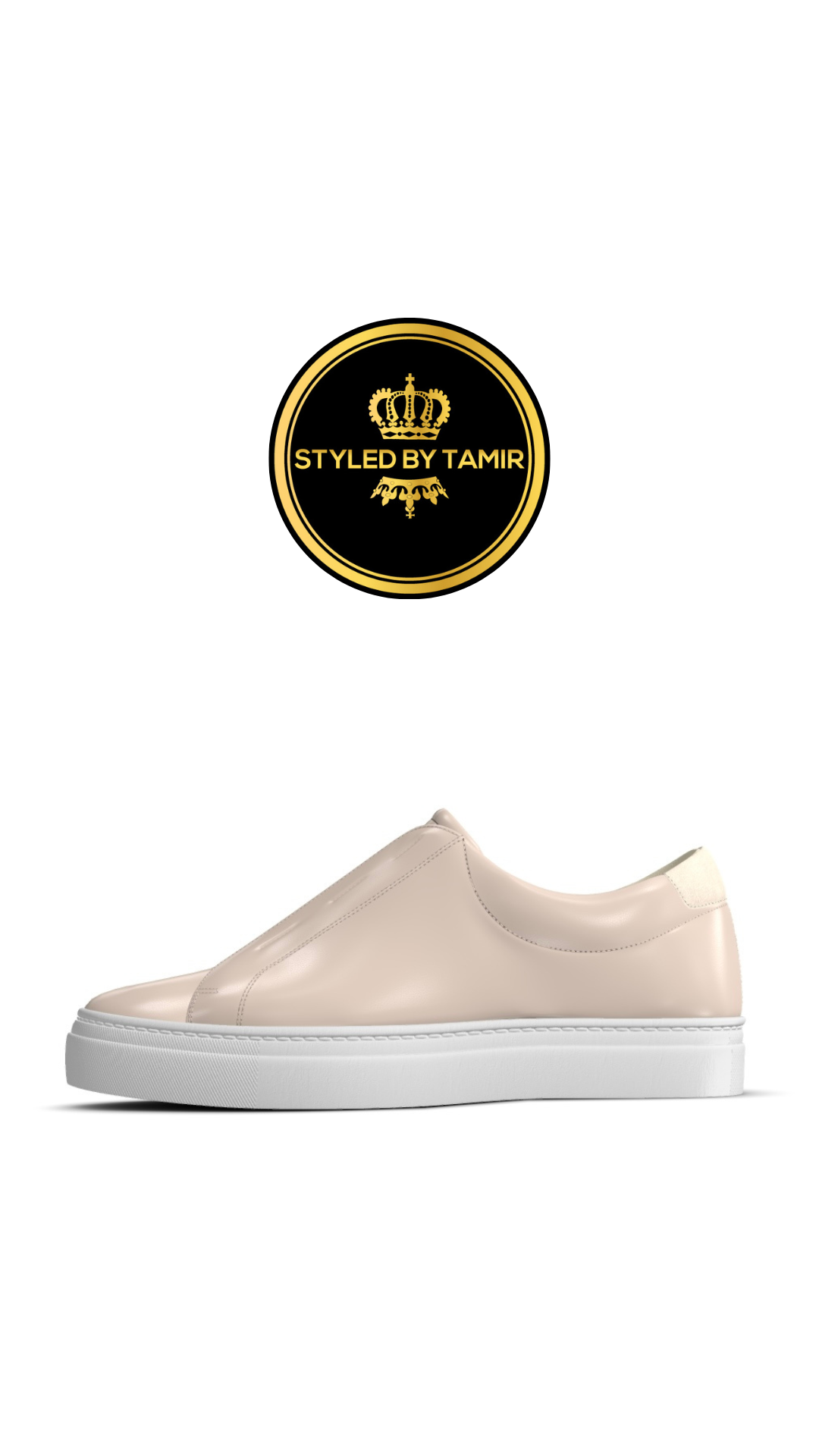 NUDE NAPPA X IVORY SUEDE ACCENT