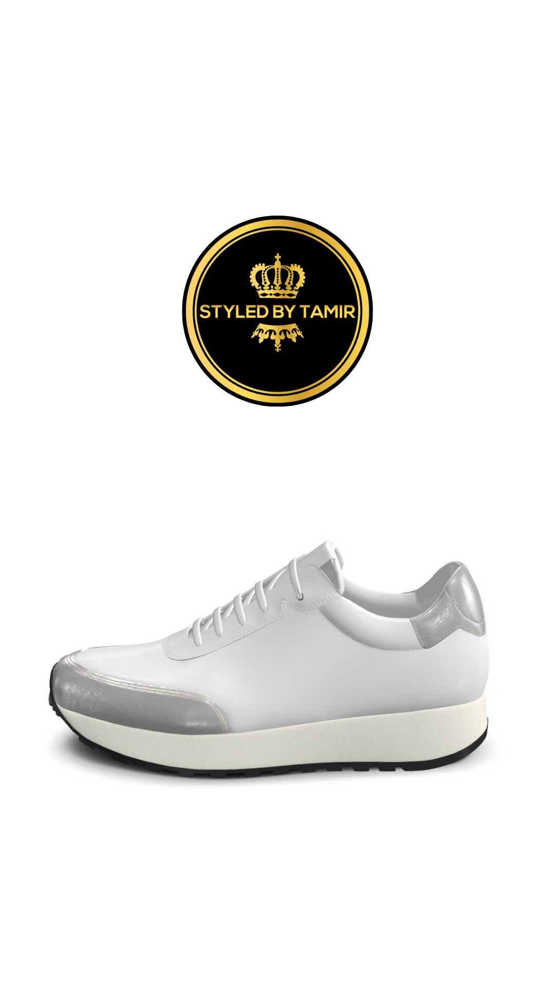 WHITE X METALLIC SILVER 