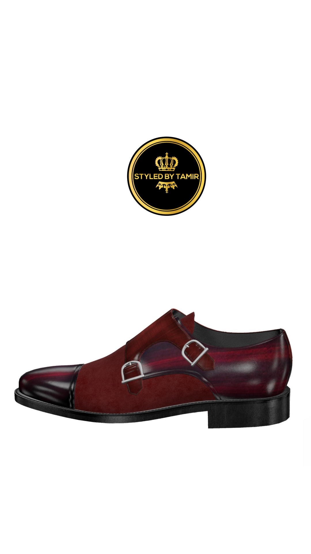 BURGUNDY MULTI PATINA X BURGUNDY SUEDE 