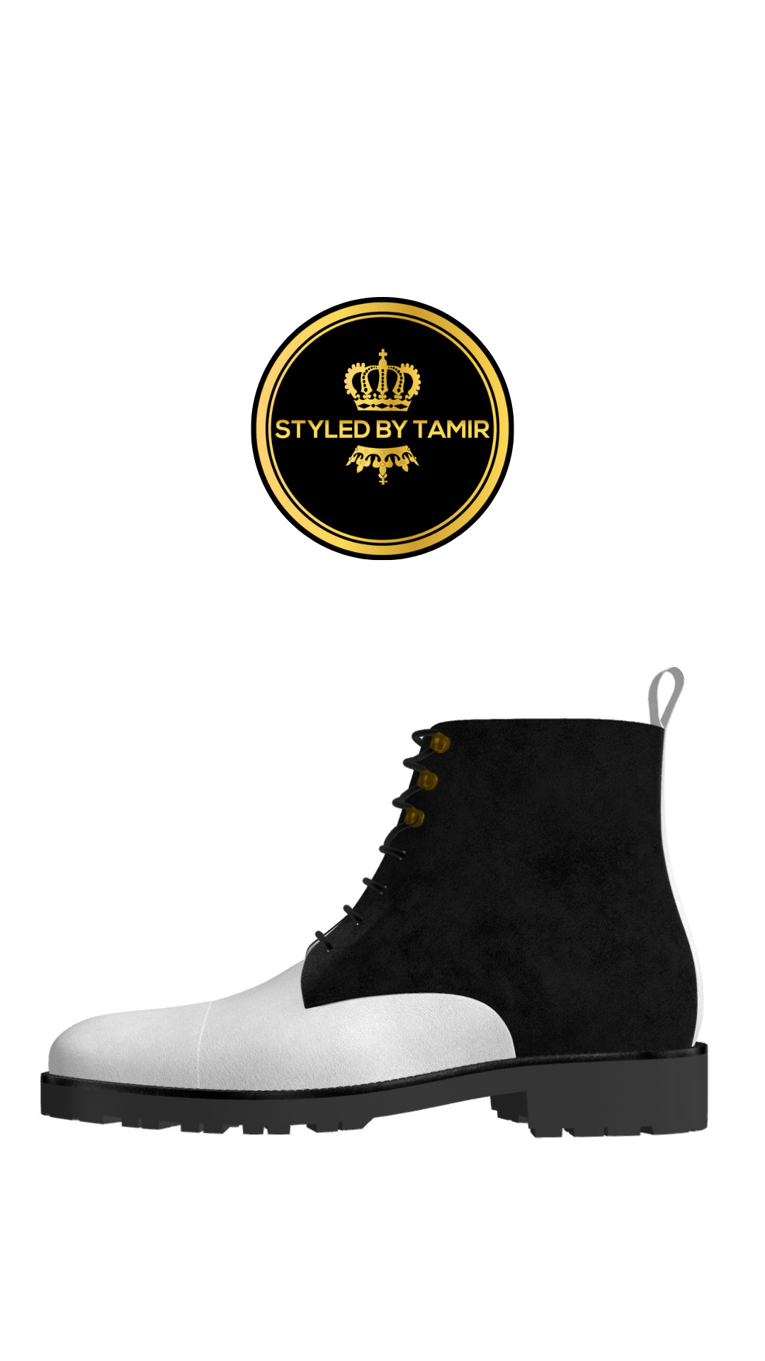 BLACK SUEDE X WHITE SUEDE