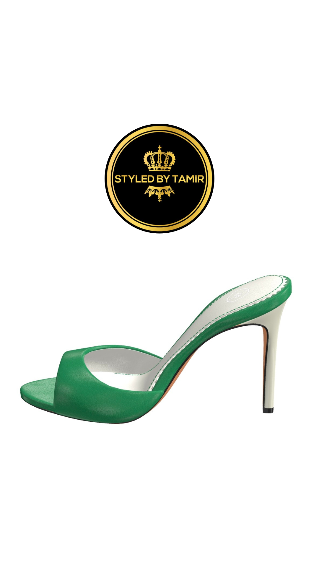 CLOVER GREEN NAPPA X GREECE CREAM PATENT 