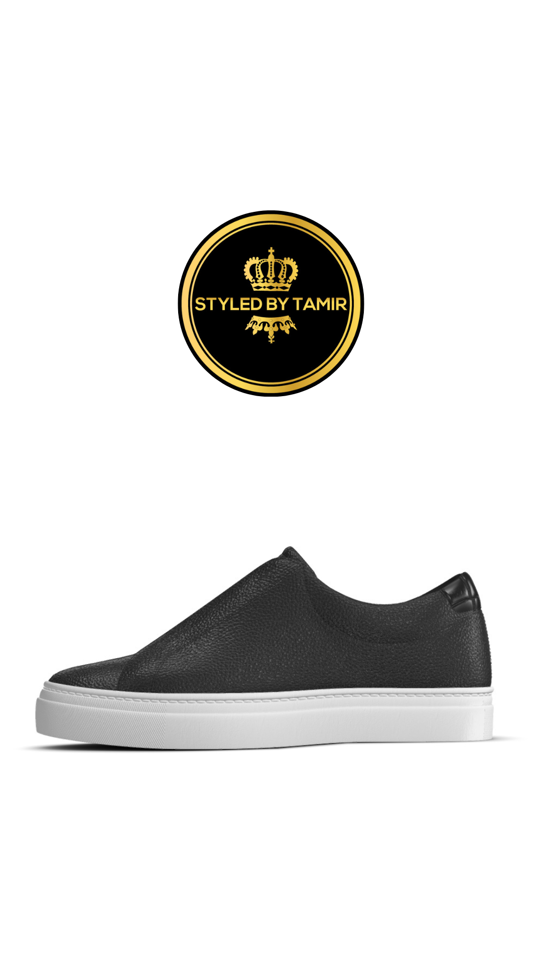 BLACK FULLGRAIN X BLACK EMBOSSED CROC