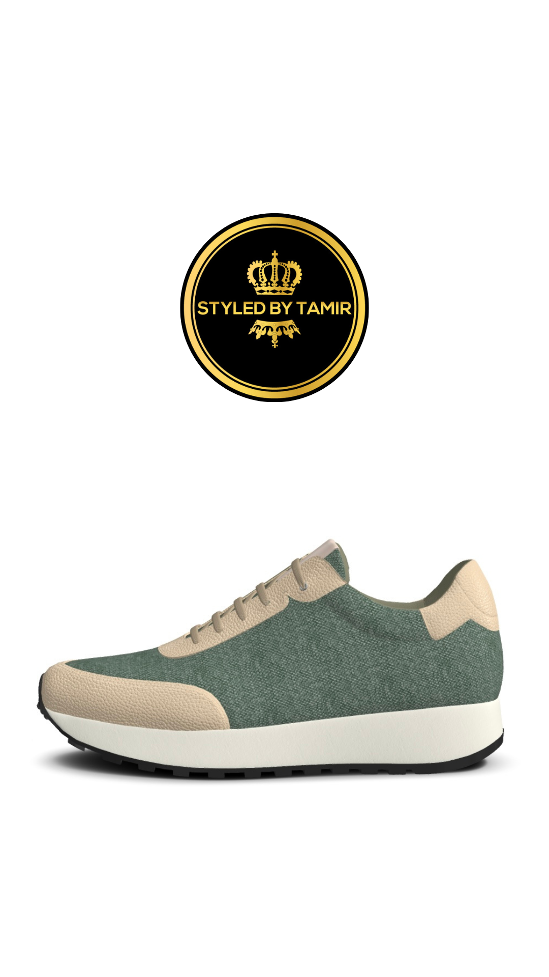 KHAKI LINEN X BEIGE FULLGRAIN 