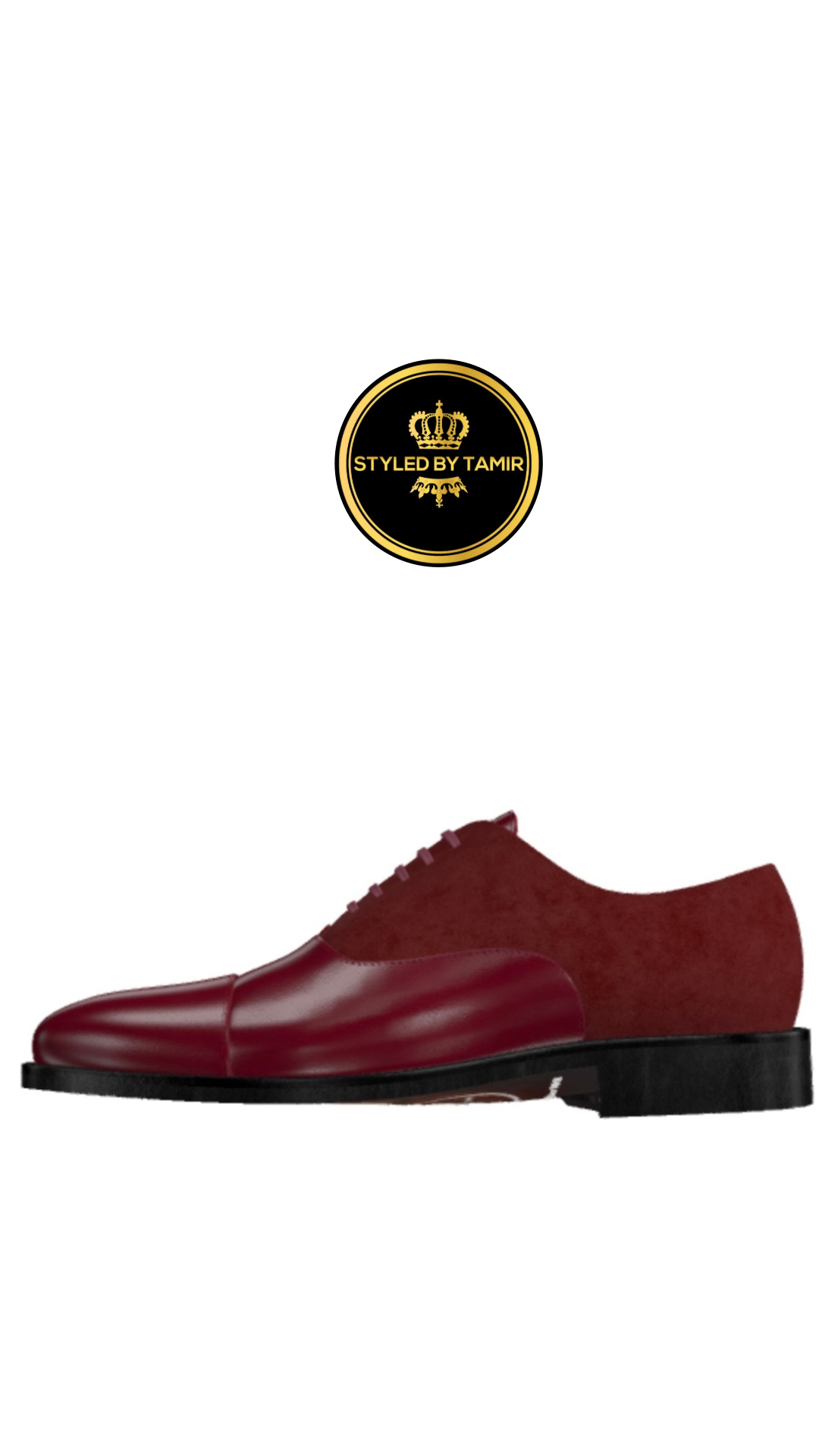 BURGUNDY SUEDE X BURGUNDY LUXE CALF