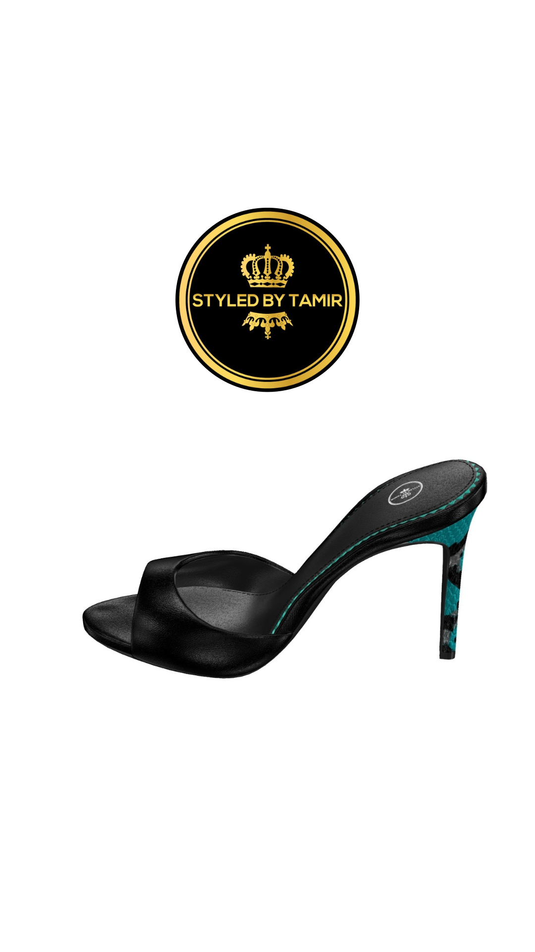 METALLIC BLACK X BLUE SNAKESKIN 