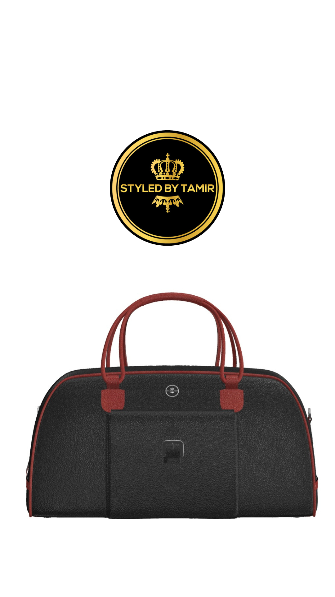 BLACK FULLGRAIN X RED FULLGRAIN 