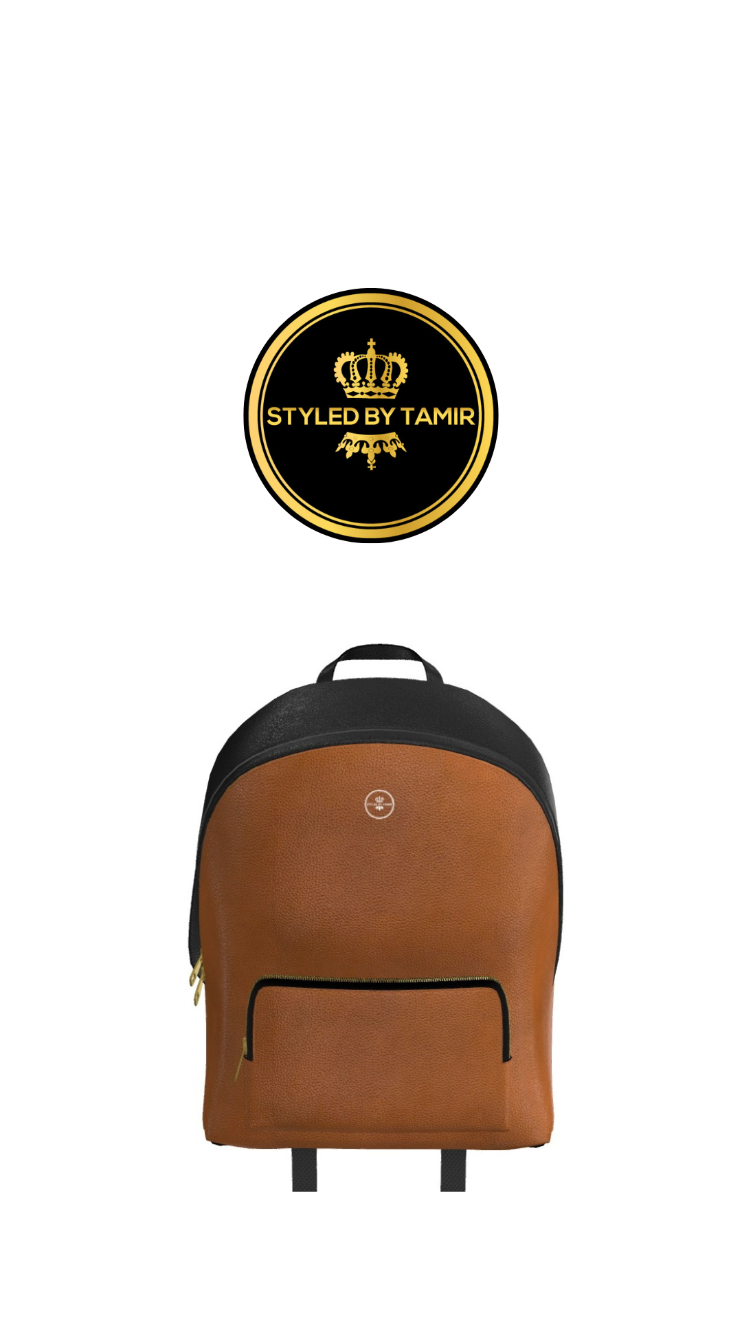 COGNAC FULLGRAIN X BLACK FULLGRAIN 