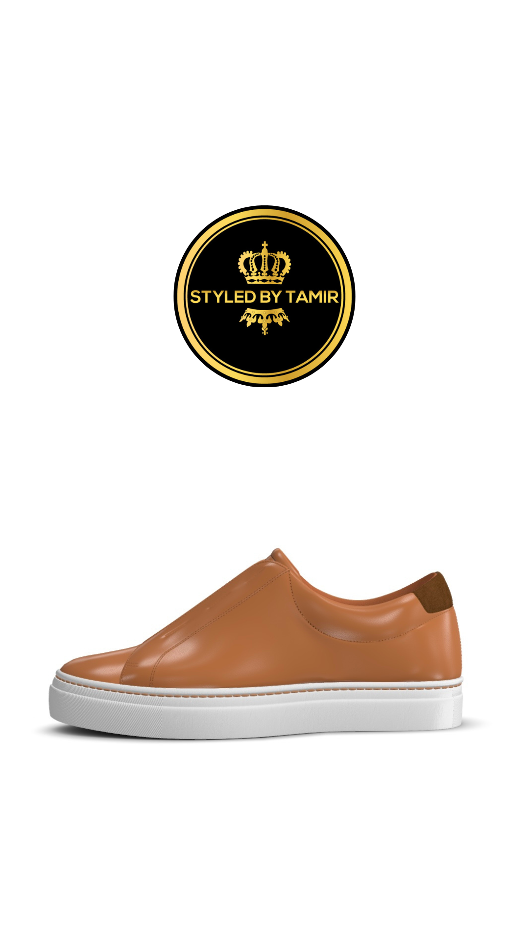 BROWN NAPPA X BROWN LUX SUEDE ACCENT