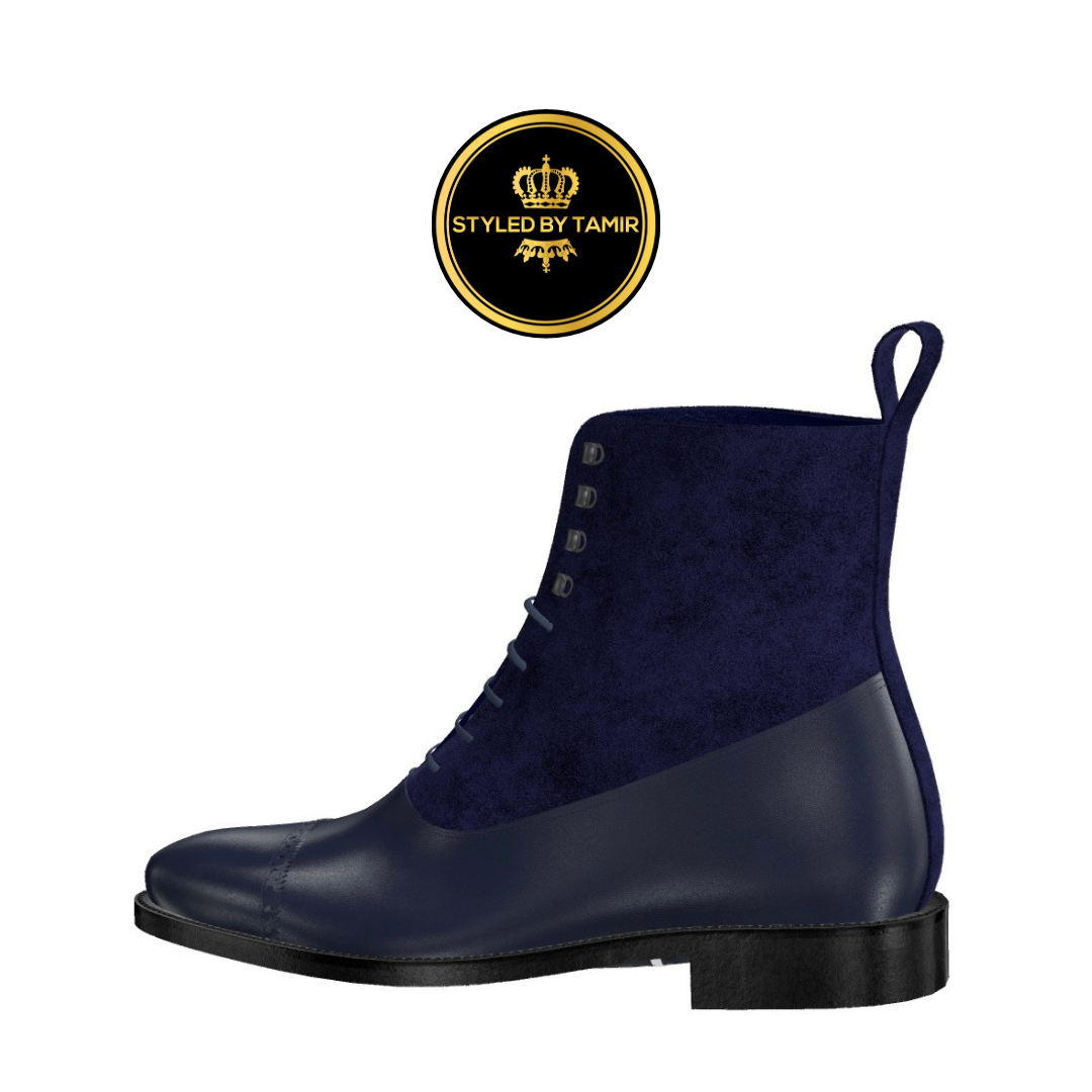 NAVY LUX SUEDE X DARK NAVY LUXE CALF