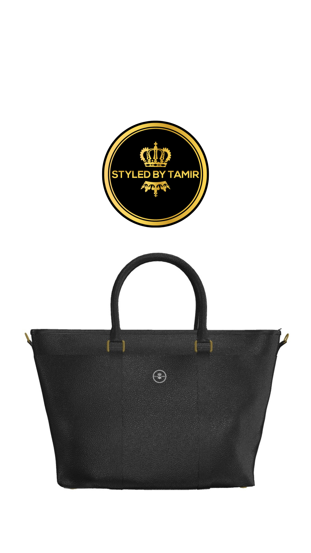 BLACK FULLGRAIN X RED PAINTED CALF ACCENTS