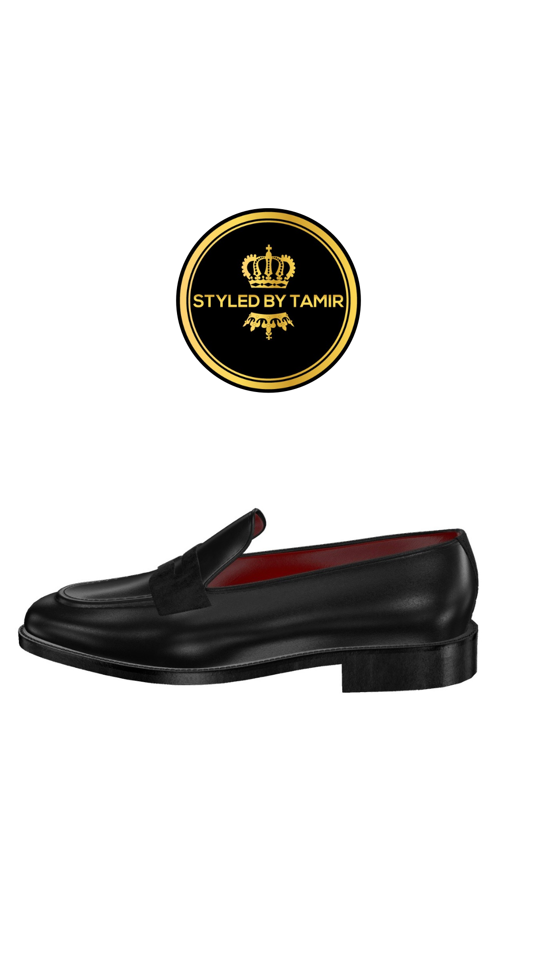 BLACK LUXE CALF X BLACK LUX SUEDE