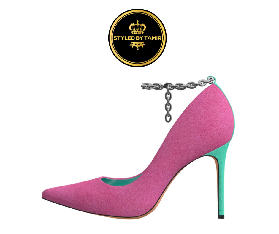 FUSCHIA ITALIAN SUEDE X TOURMAINE GREEN SUEDE