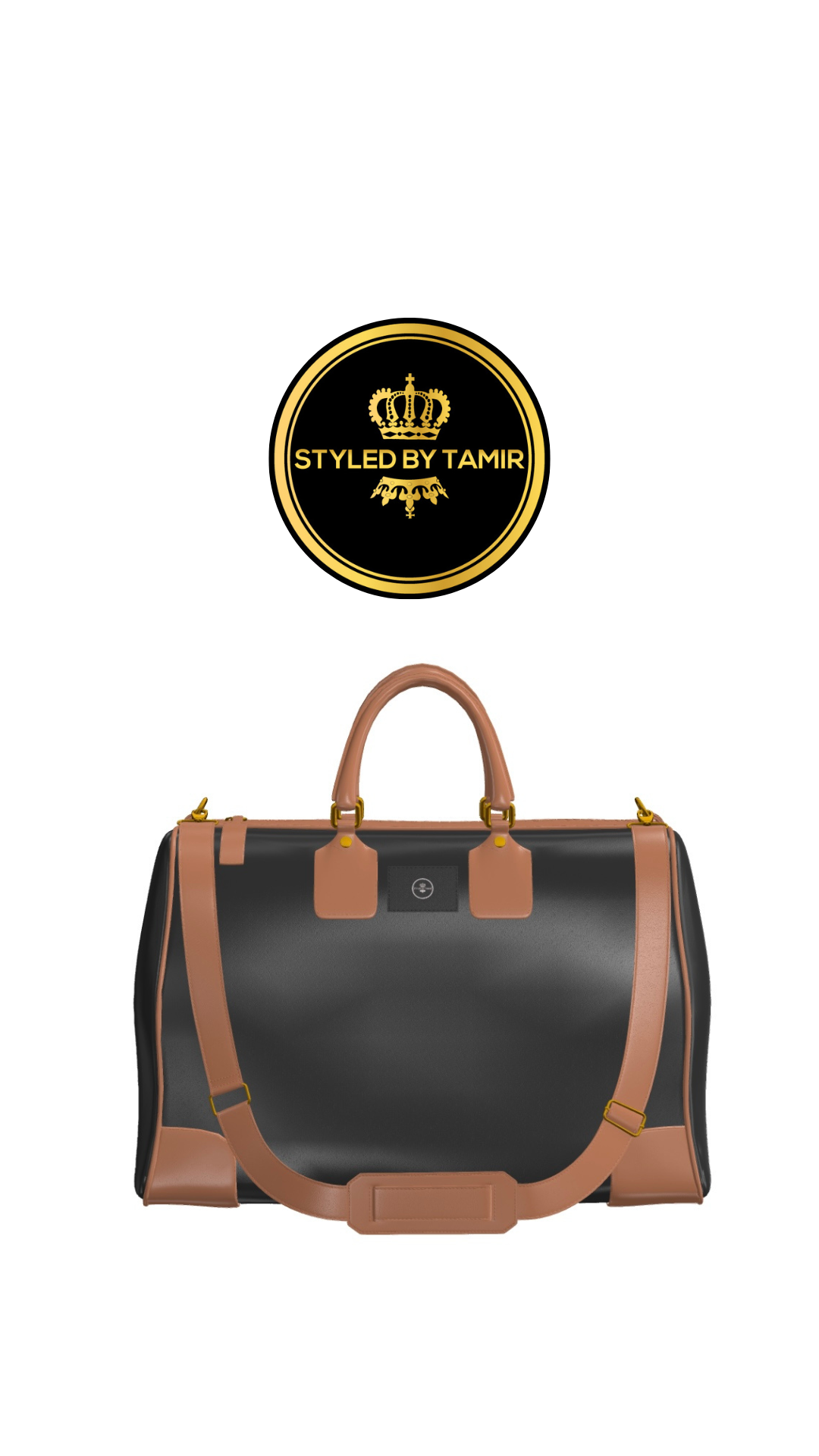 BLACK BOX CALF X COGNAC BOX CALF 