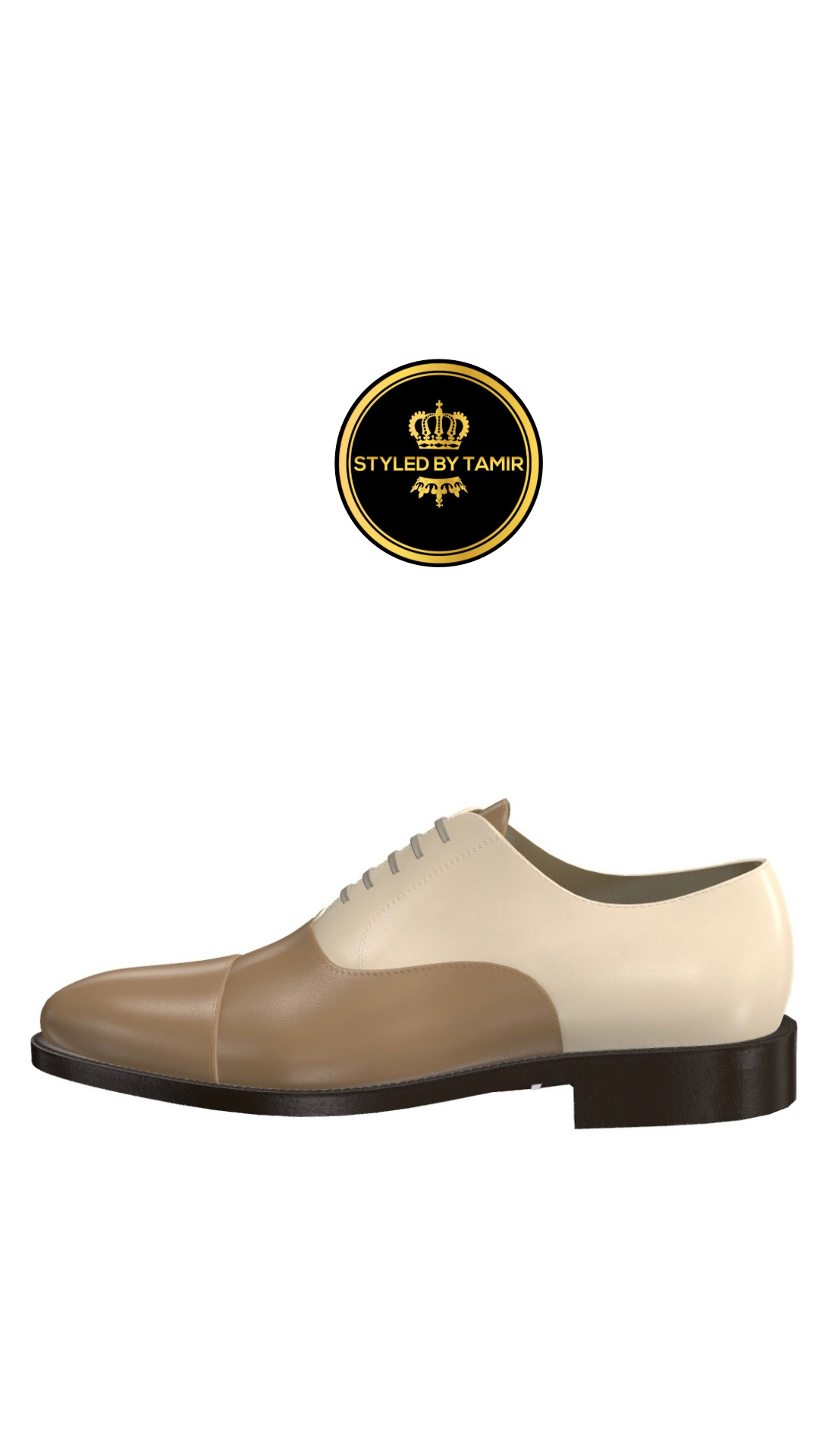 LIGHT BROWN LUXE CALF X NUDE LUXE CALF