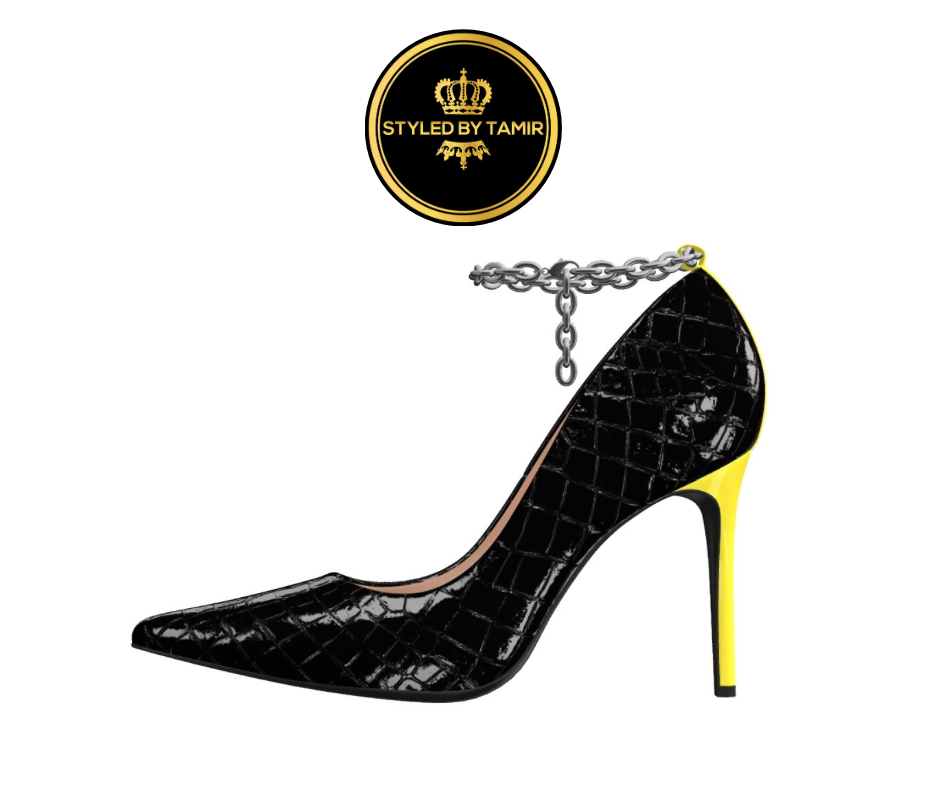 BLACK CROC X YELLOW SOFT PATENT