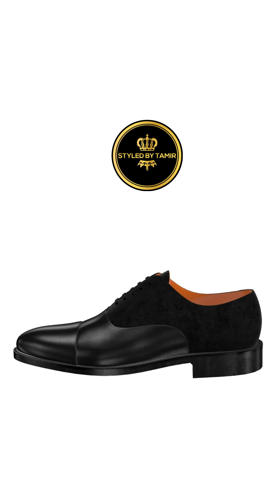 BLACK SUEDE X BLACK LUXE CALF