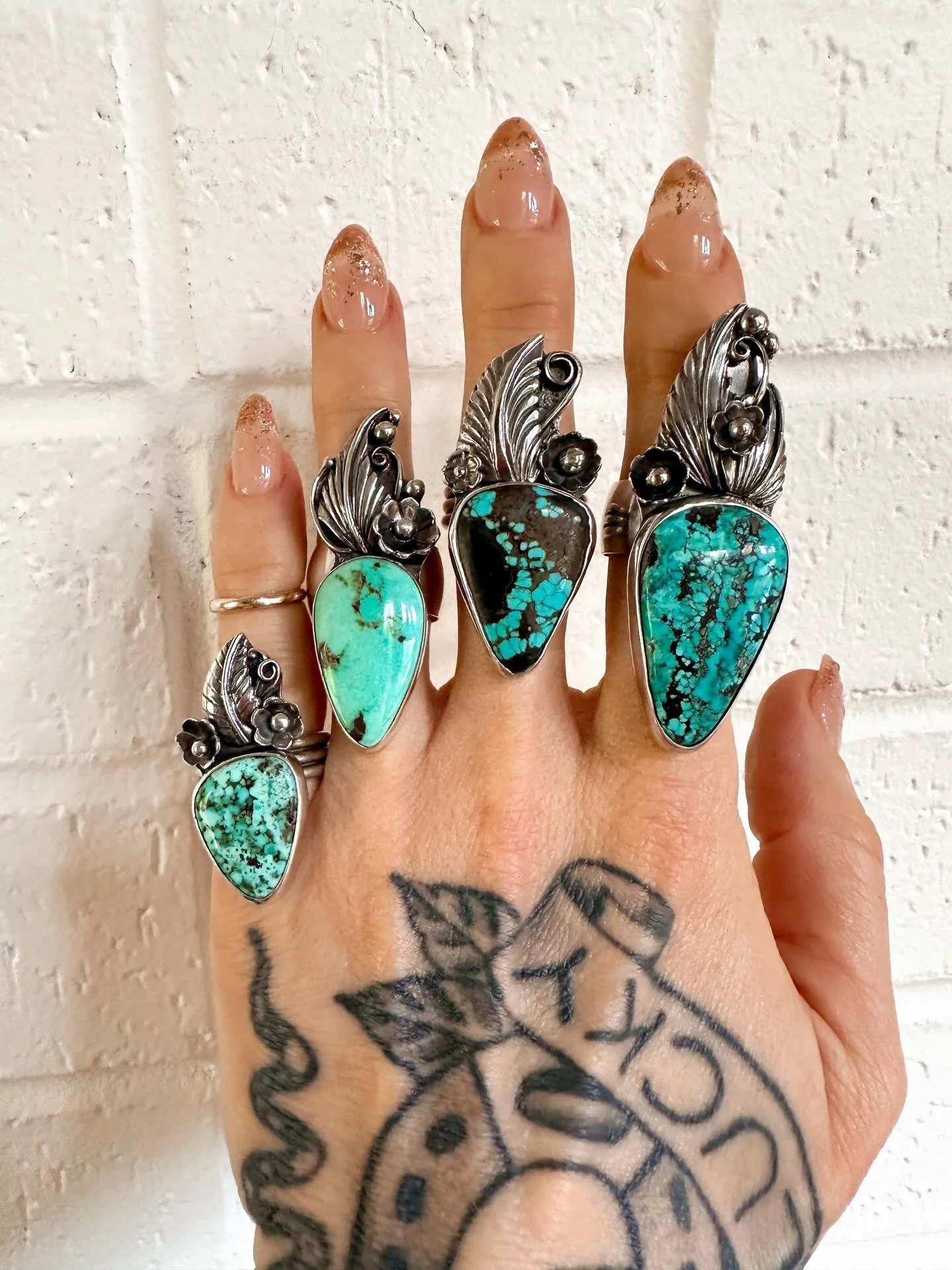 How is it December already? I mean seriously&hellip; how is it almost Christmas?! I don&rsquo;t know if I even believe in time anymore.. 

Anyways, here&rsquo;s some rings I made a while back and are all available. I&rsquo;ll be posting quite a few m