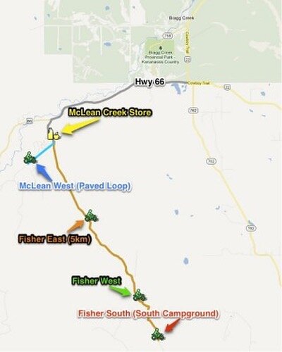 If you&rsquo;re new to club nights or riding in McLean Creek check out this map of the staging areas. Throughout the year we rotate club nights between each staging area. All of these locations can be found on google maps, see link below for this wee