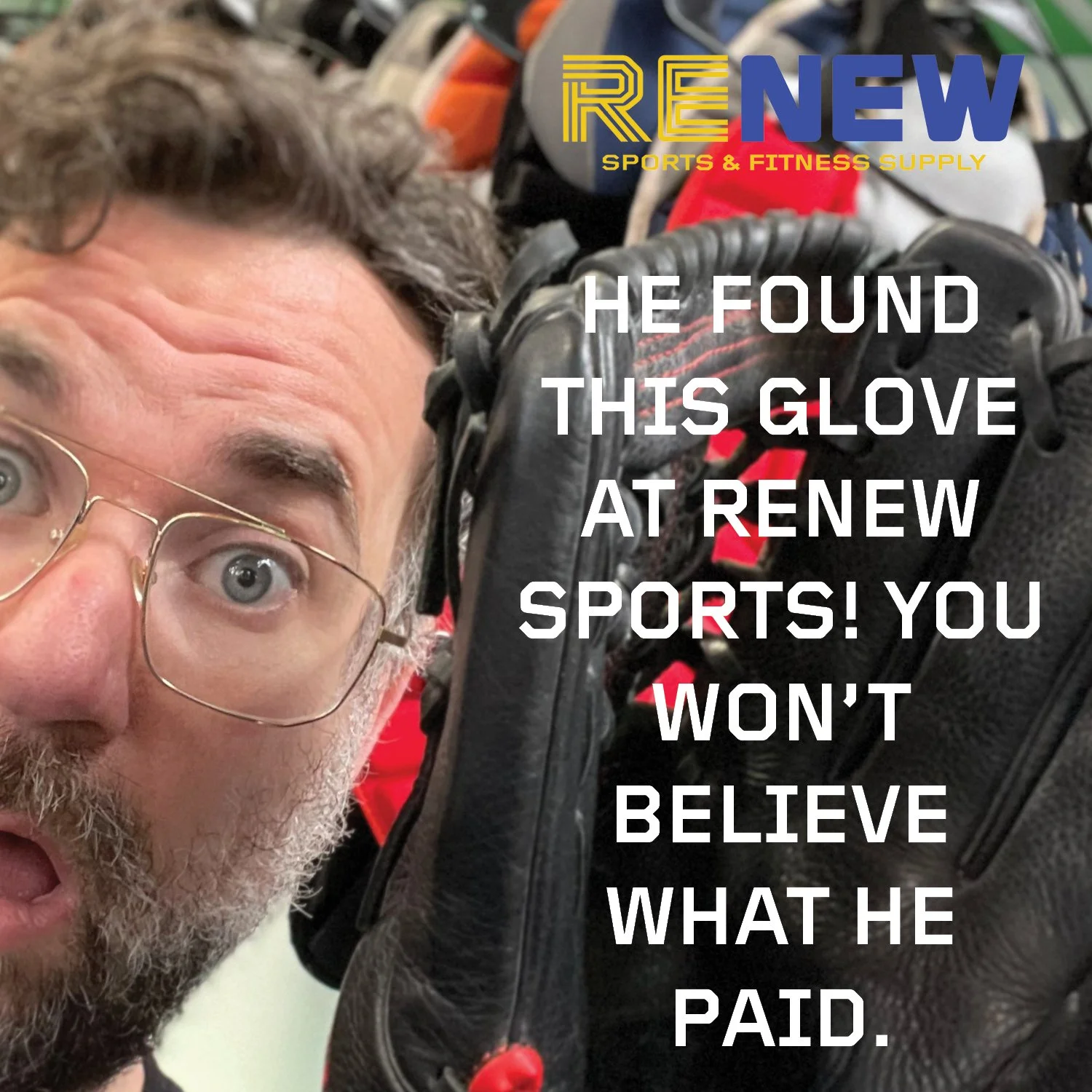 Wow! This guy was on a hot streak. He found everything he was looking for! We were all shocked to see his receipt.

Come and get what you need for less! RIGHT NOW.

#RenewSFS #Thriftlife #Sports #buyselltrade #reaction