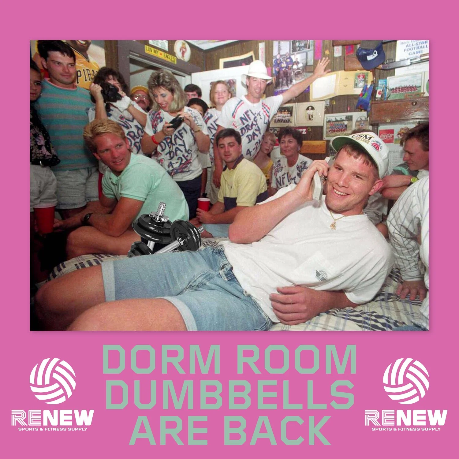 SAVE MONEY AND SPACE WITH OUR DORM ROOM DUMBBELLS. 

Dorm room Dumbbells include:
2 threaded dumbbell handles
4 1.25# plates
4 2.5# plates
4 5# plates
4 7.5 # plates
4 10# plates

That's a 55# Pair of adjustable dumbbells for $161.99 plus tax!

We al