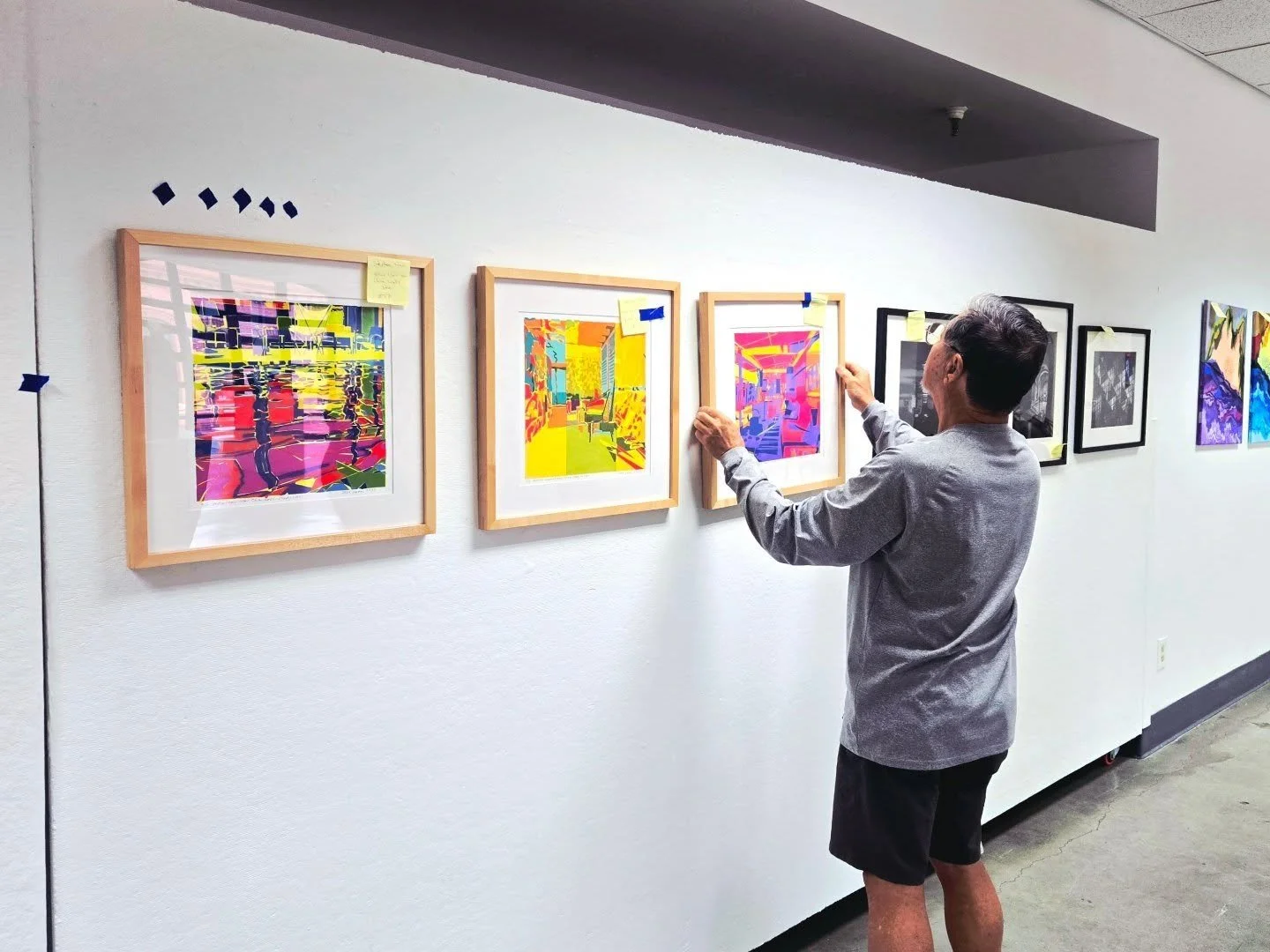 Installation in progress for Architects as Artists 2026! Mahalo to our amazing installation team plus all the architect/artists who dropped in to help. The exhibition opens tomorrow, Thursday 1/22 at 11 a.m. and will be on view until February 7. 
📐 