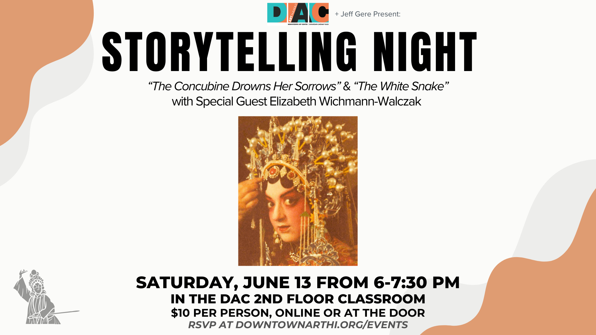 DAC Storytelling Night with Special Guest Elizabeth Wichmann-Walczak