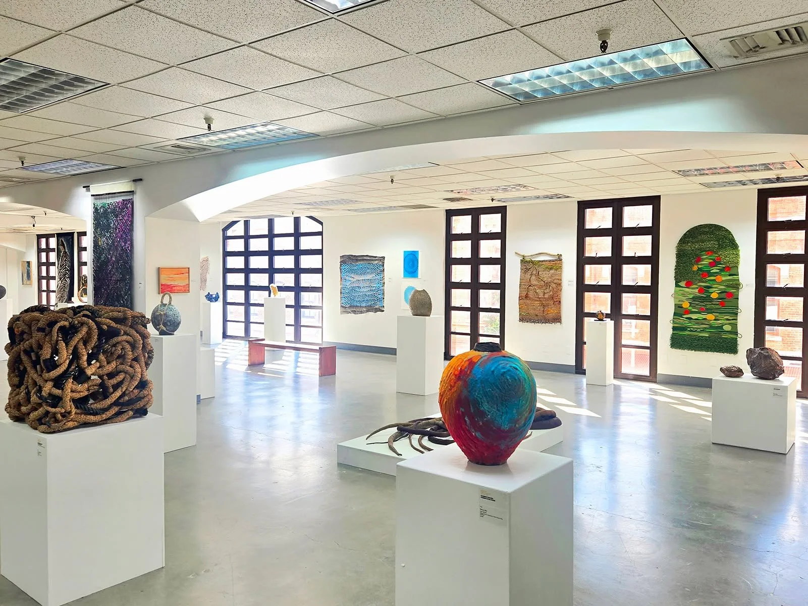 It's First Friday this week! All our receptions from 5:30 - 8 p.m. are FREE and open to the public.
*
Join us in the Main Gallery for the Opening Reception of Hawaii Craftsmen's incredible "Fiber Hawaii 2026," juried by Marques Hanalei Marz