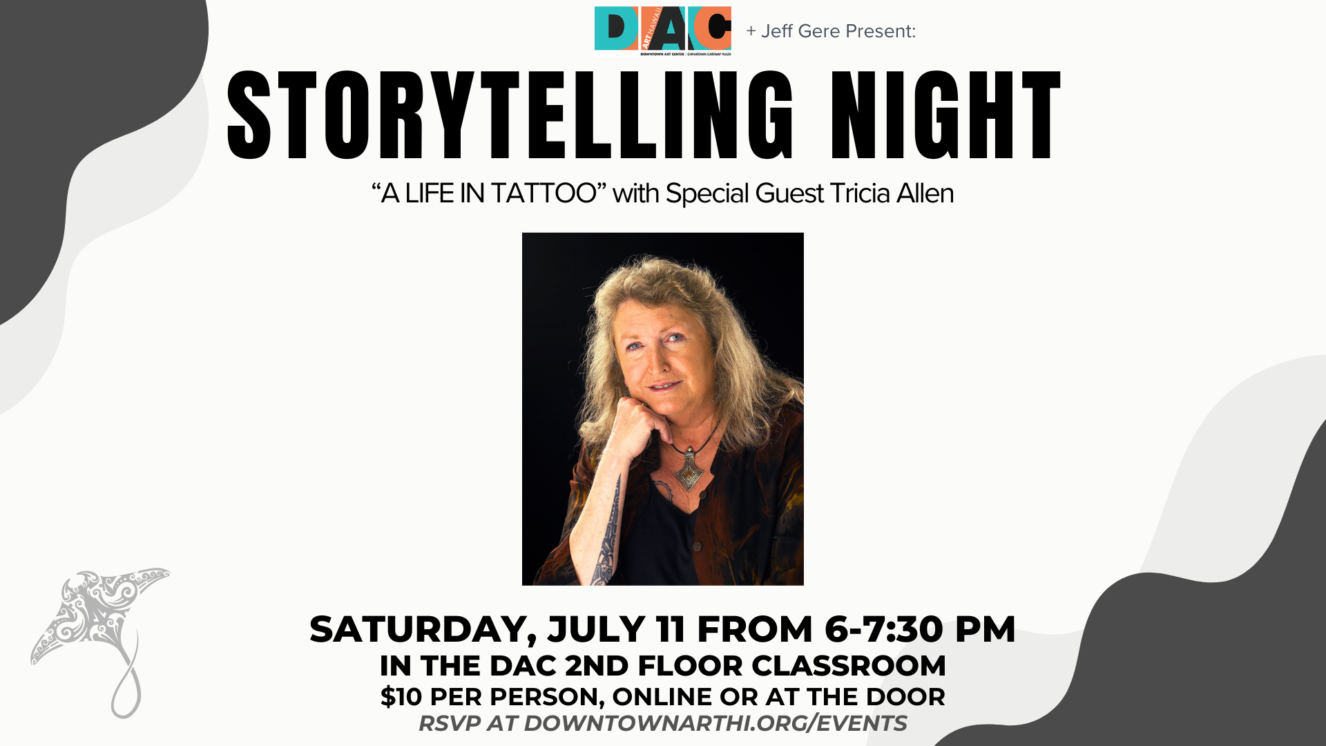 DAC Storytelling Night with Tricia Allen