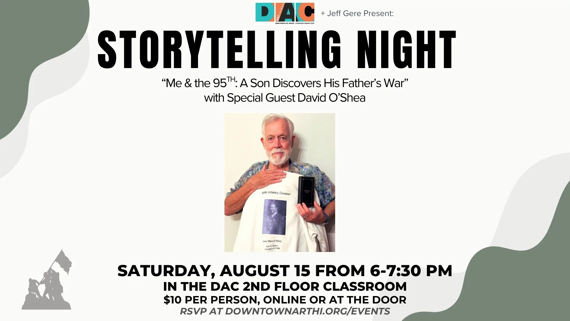 DAC STORYTELLING NIGHT WITH DAVID O’SHEA