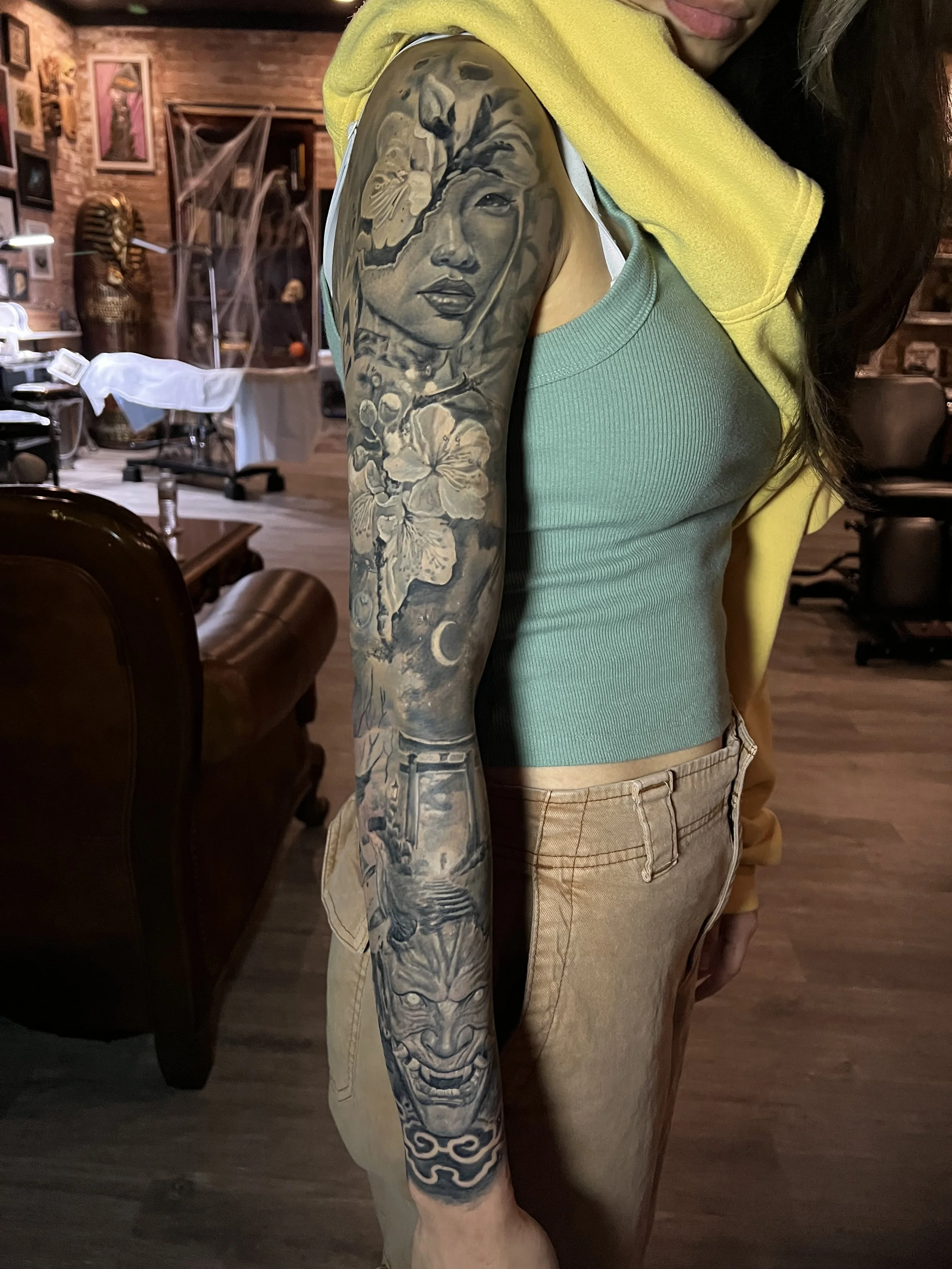  Outer sleeve done at 2023 Dublin International Tattoo Convention 