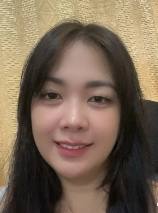 A logo with a large black letter 'M' at the center, surrounded by a yellow outline and four horizontal dark blue lines extending outward on each side.