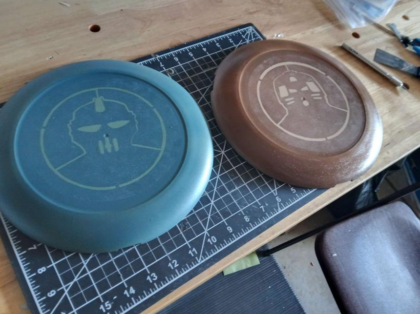 Onewa and Matau Toa Disks, Prop Practice, 2022