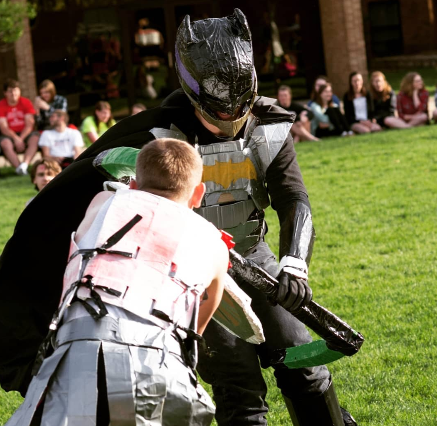 Batman Power Armor, NWC Cardboard Ducttape Battle, 2017