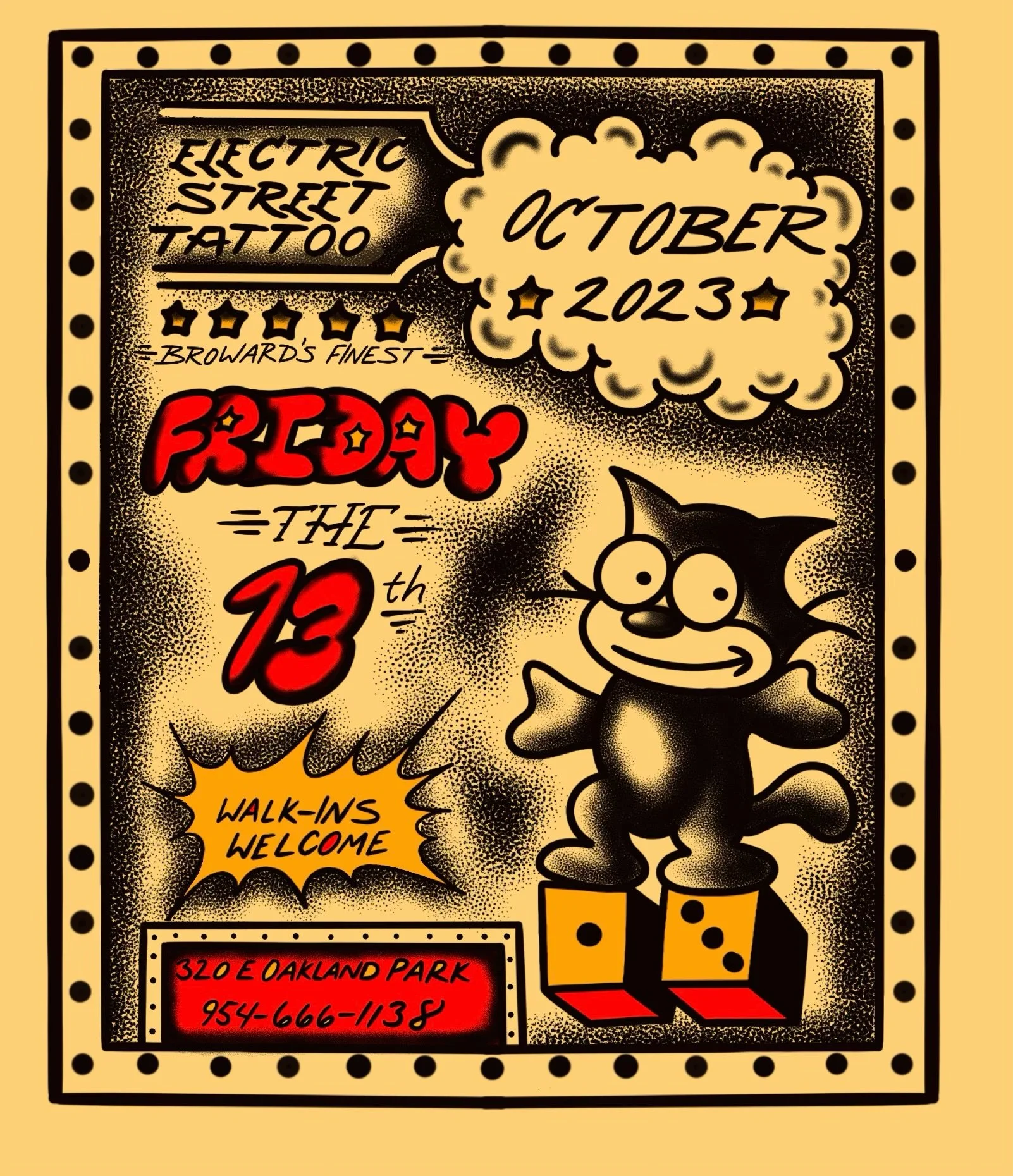 "Inktober's Spookiest Treat: Friday the 13th Tattoo Event at Electric Street Tattoo!"
