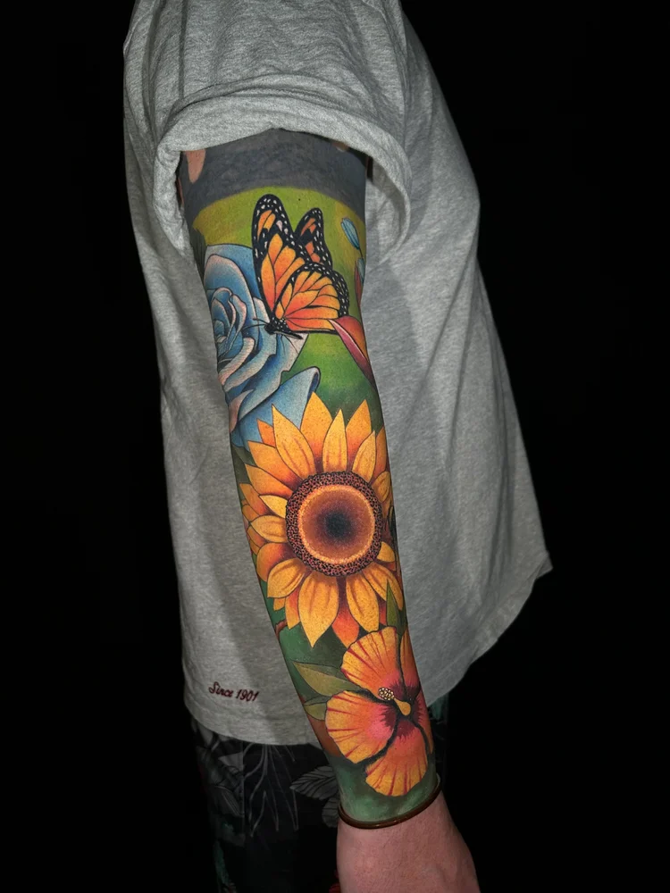 New School tattoo by Lexi at Electric Street Tattoo, Fort Lauderdale